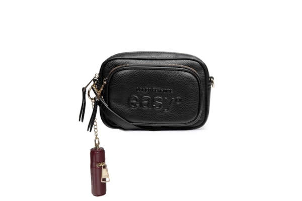 Bolsa Feminina Crossbody Porta Batom Easy - Preto