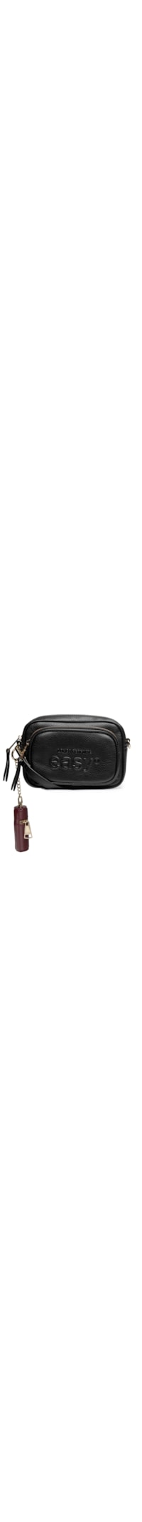 Bolsa Feminina Crossbody Porta Batom Easy - Preto