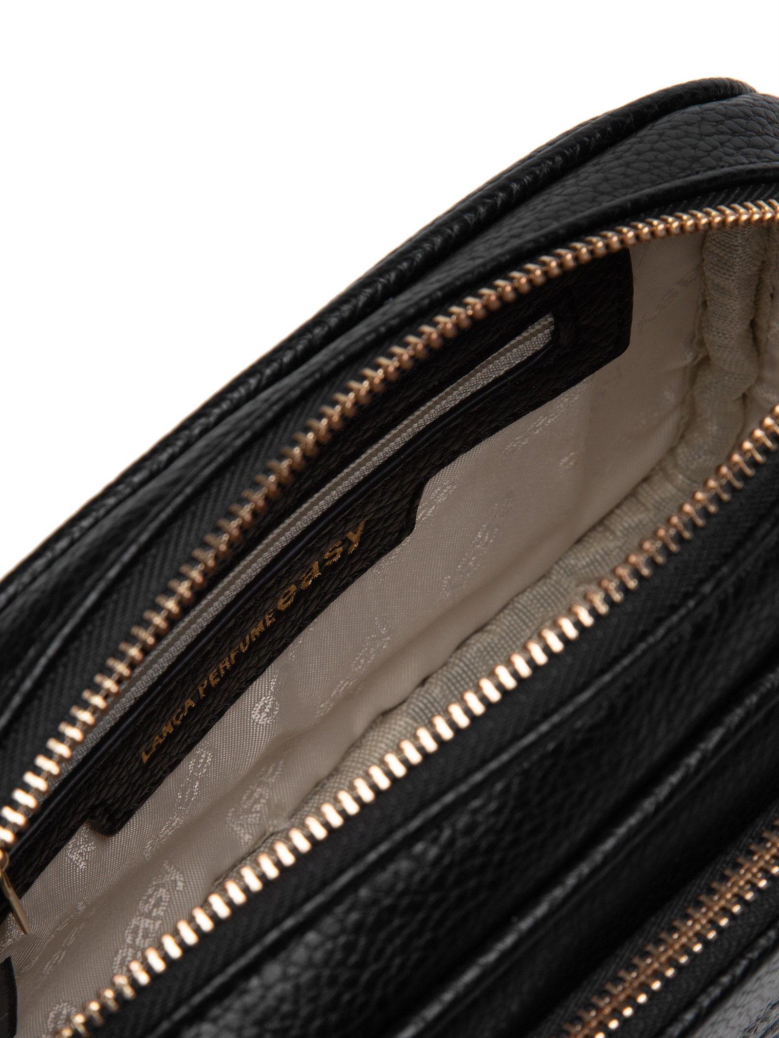 Bolsa Feminina Crossbody Porta Batom Easy Preto Lança Perfume
