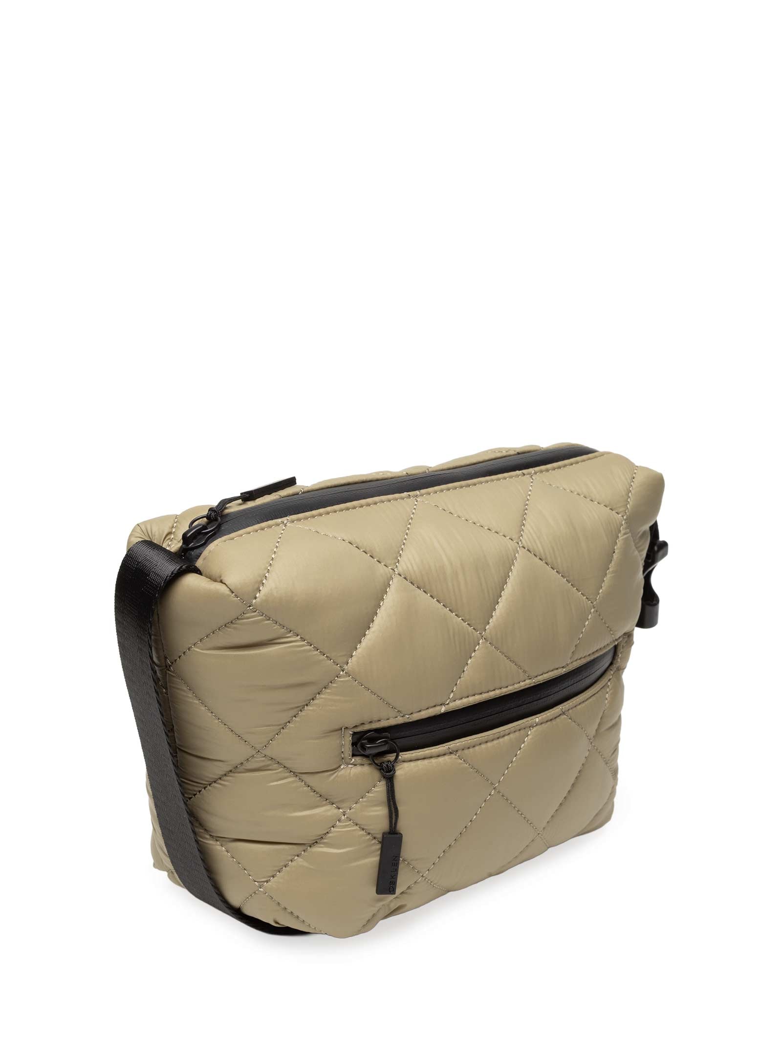 Bolsa Feminina Crossbody Wrap Matelassê Bege Osklen