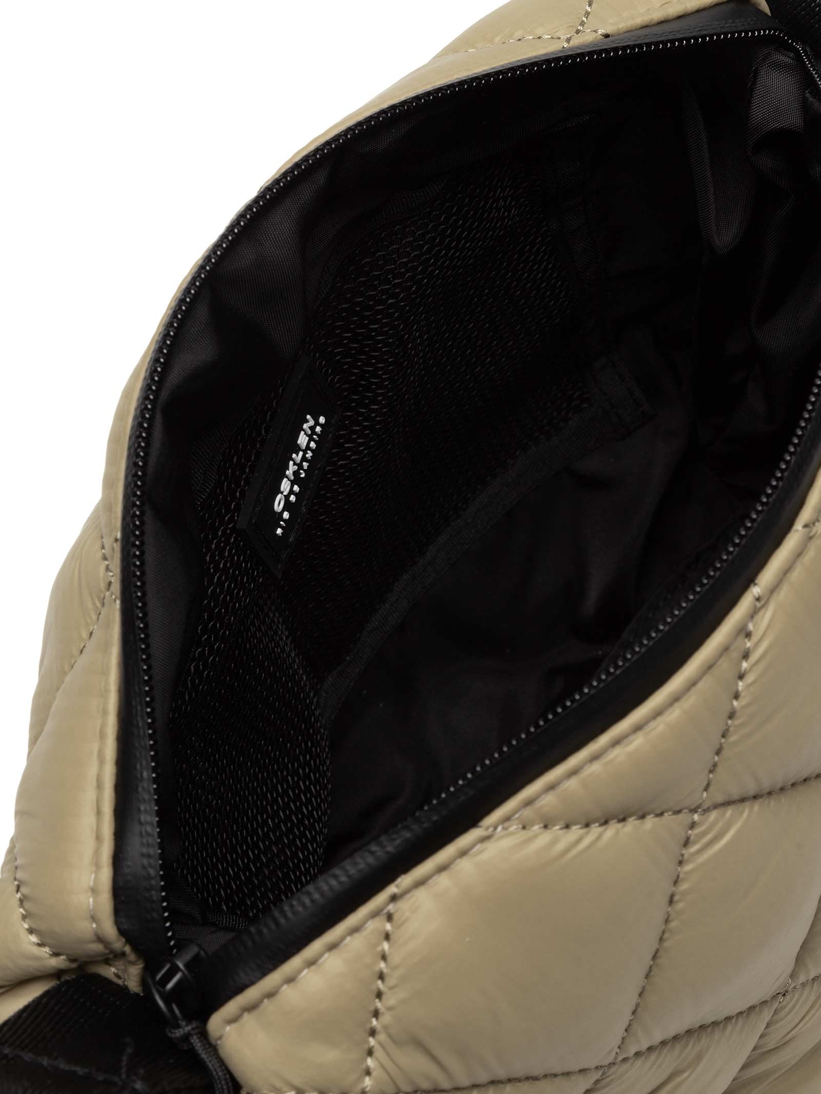 Bolsa Feminina Crossbody Wrap Matelassê Bege Osklen