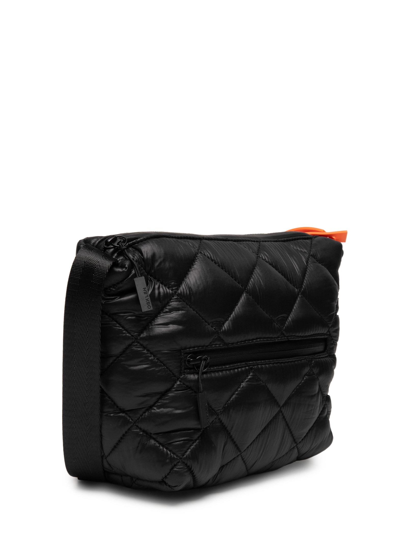 Bolsa Feminina  Crossbody Wrap Matelassê Preto Osklen