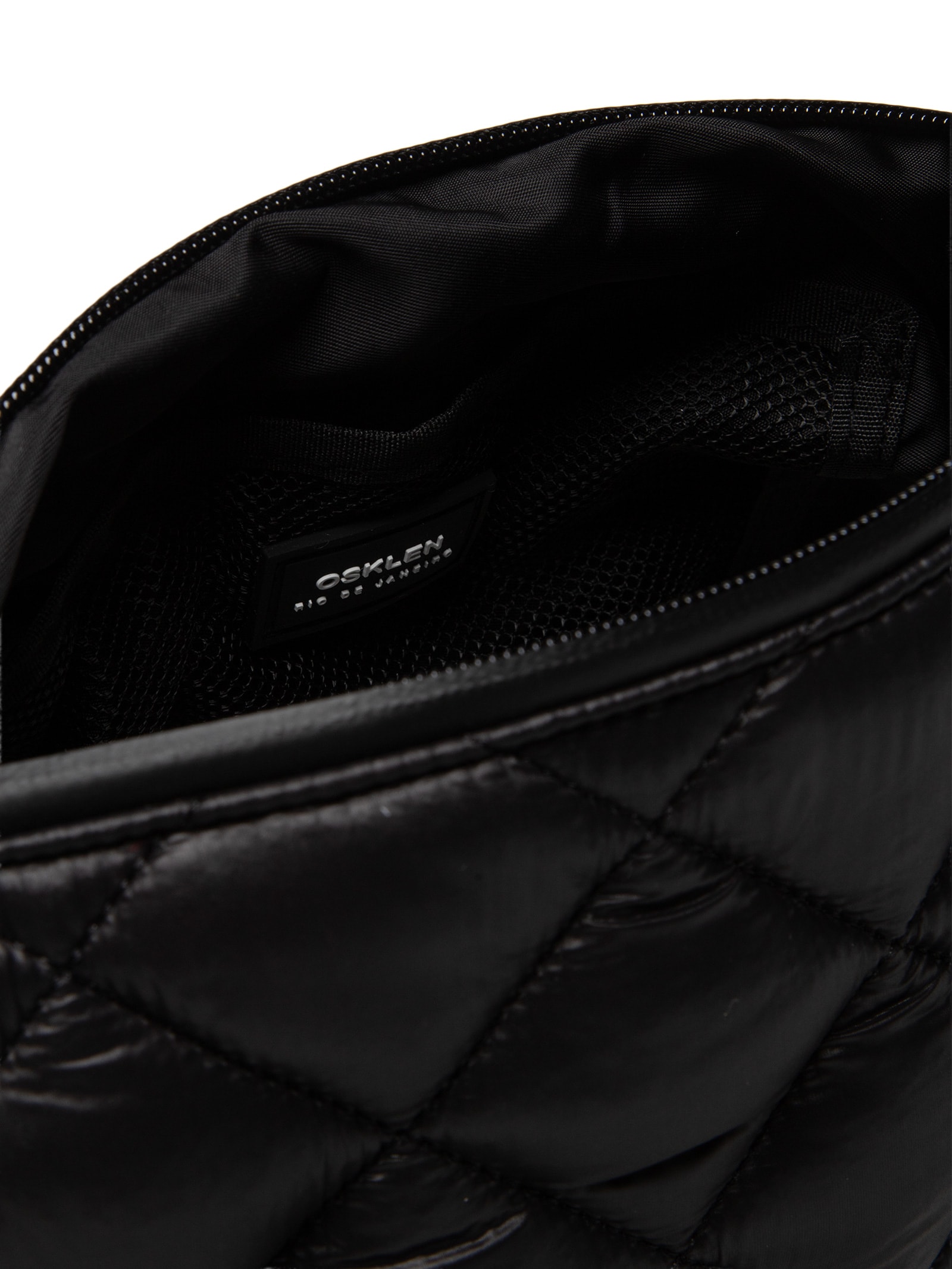 Bolsa Feminina  Crossbody Wrap Matelassê Preto Osklen