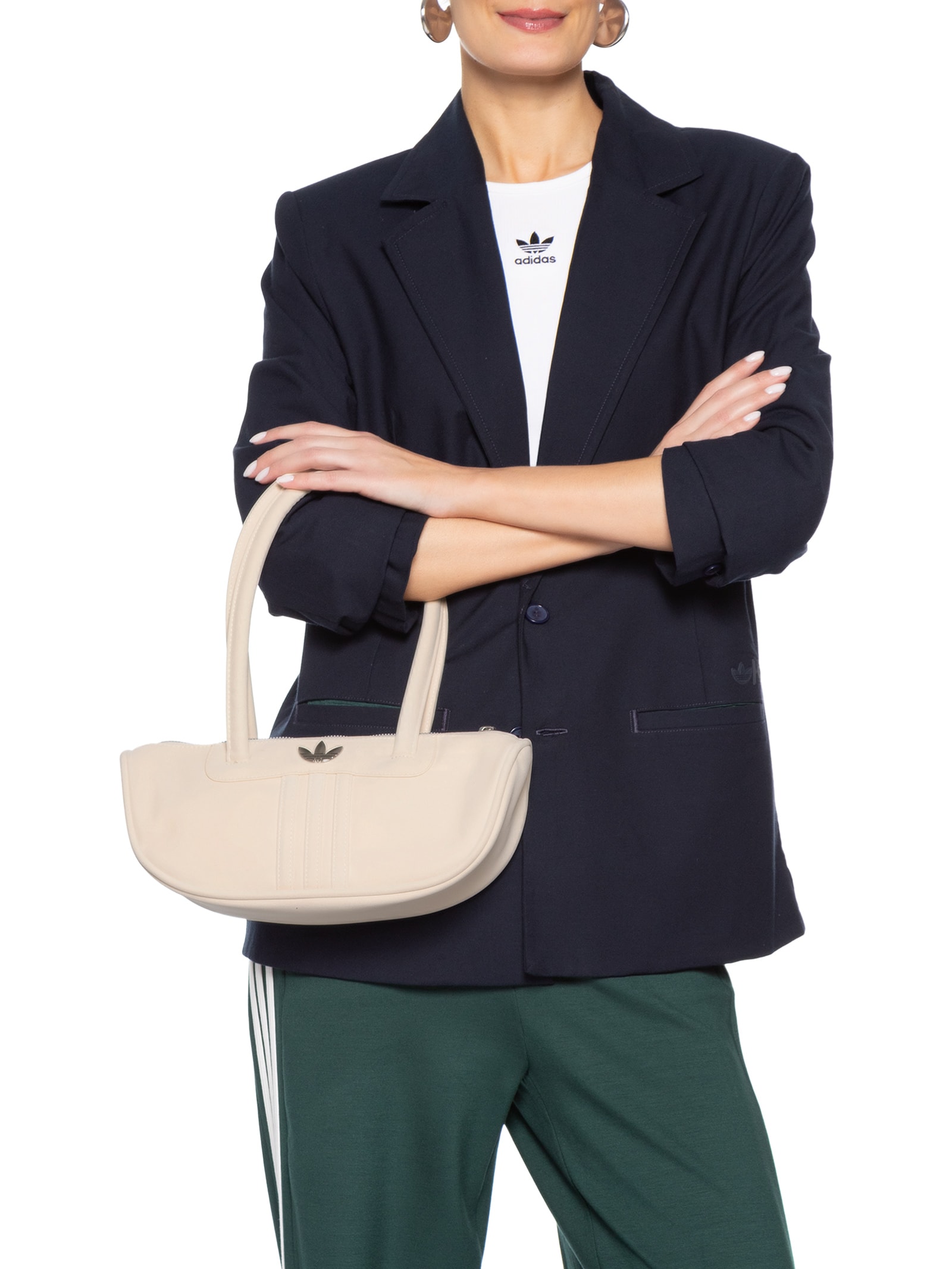 Bolsa Feminina Curva Branco Adidas Originals