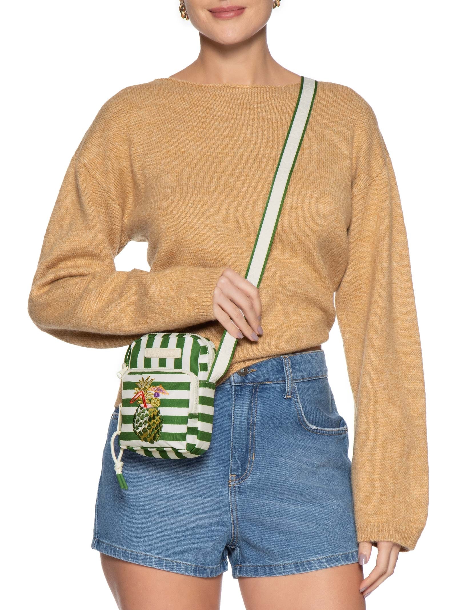 Bolsa Feminina Da Gema Comida De Praia Verde Farm Etc