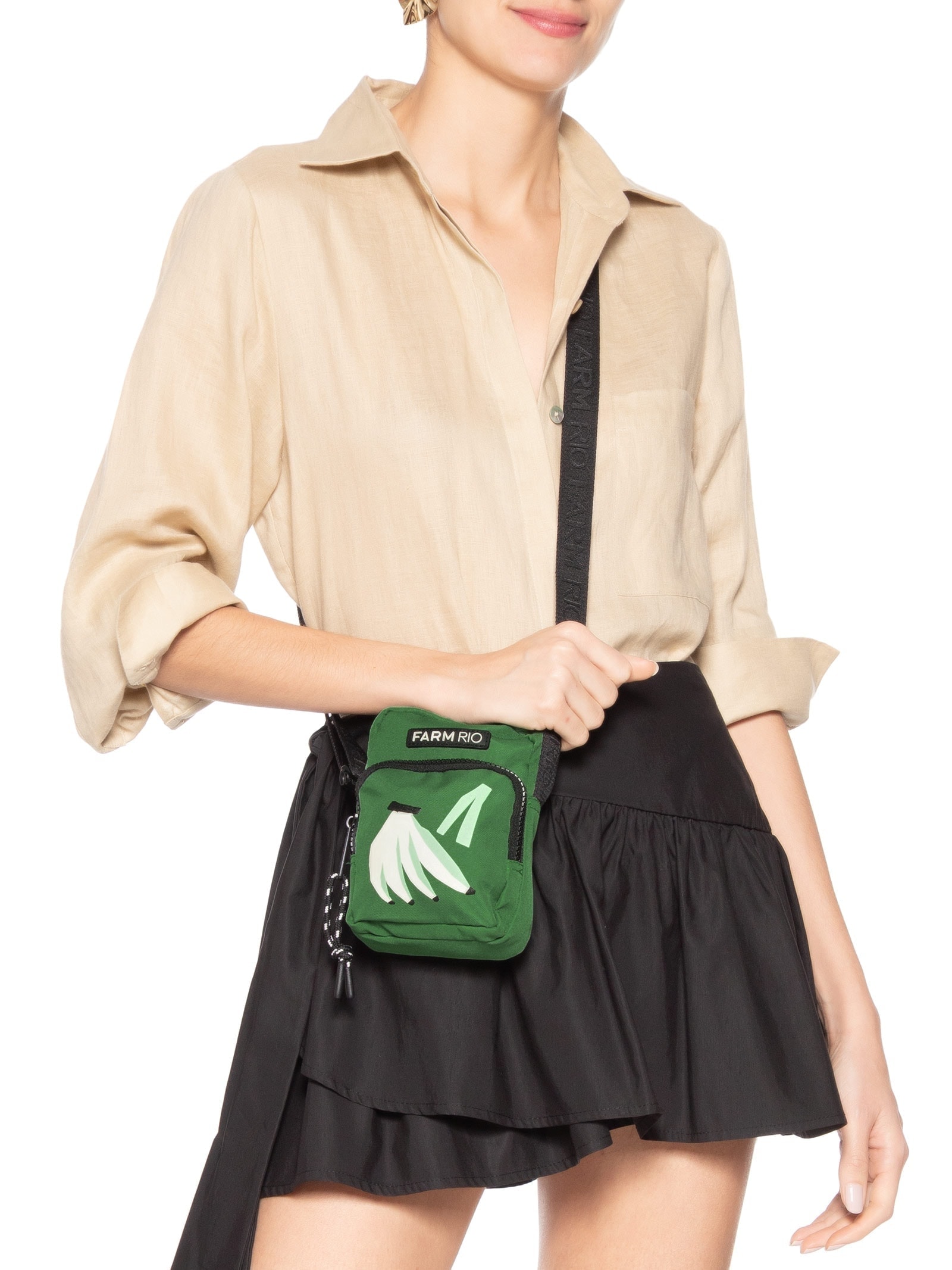 Bolsa Feminina Da Gema Lenço Brasil Verde Farm Etc