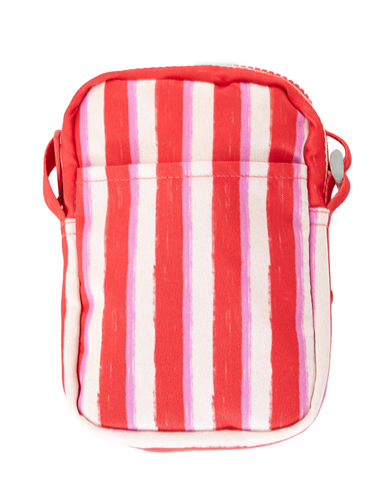 Bolsa Feminina Da Gema Listrado Silk Caju Vermelho Farm Etc