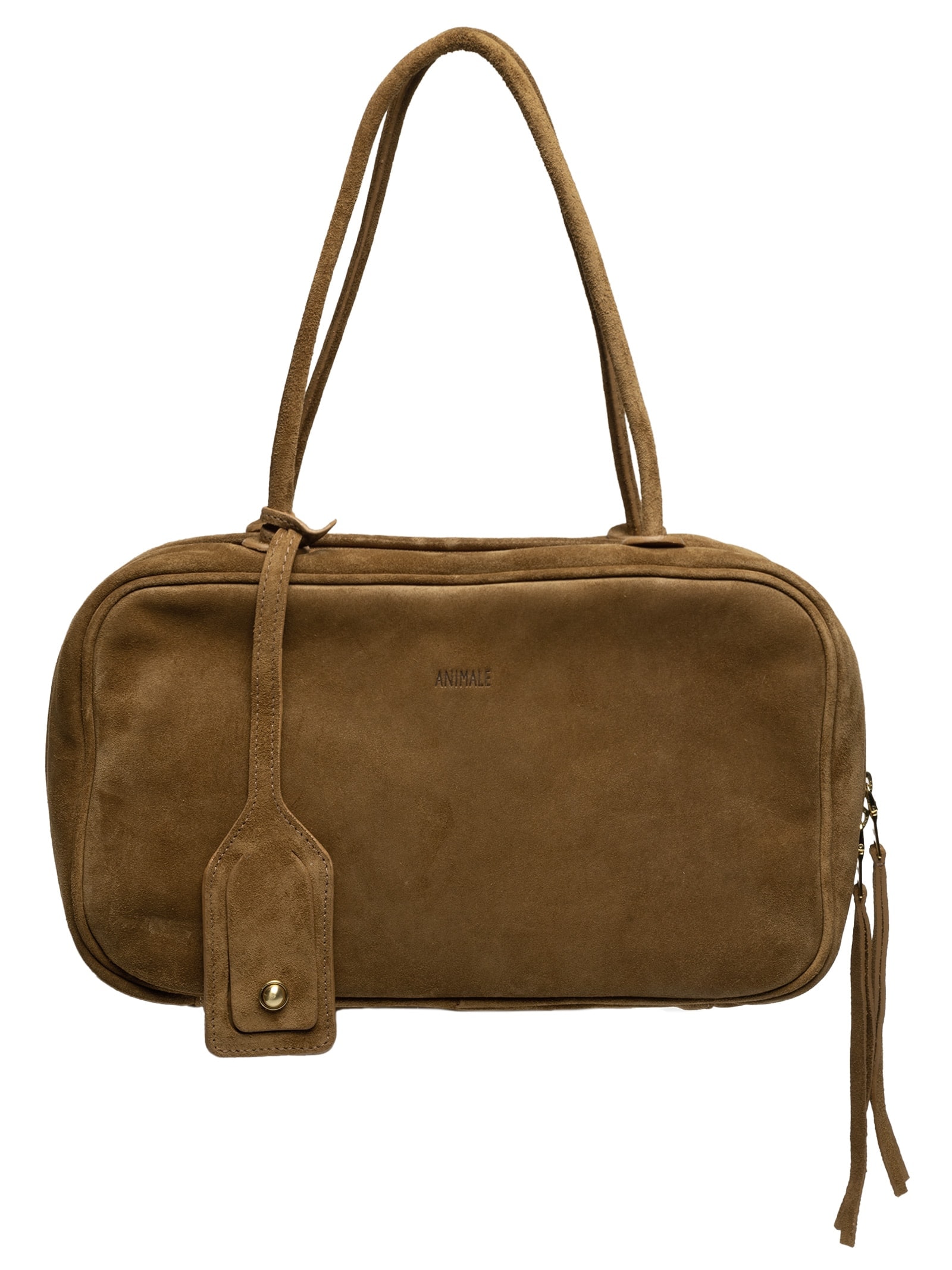 Bolsa Feminina De Couro Vivo Marrom Animale