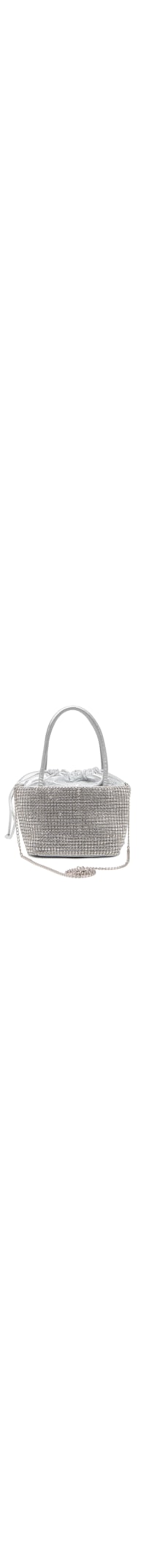 Bolsa Feminina De Mão Com Strass - Prata
