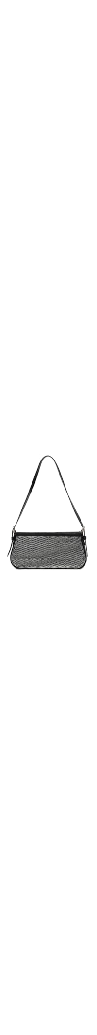 Bolsa Feminina De Ombro Couro Brilho - Preto