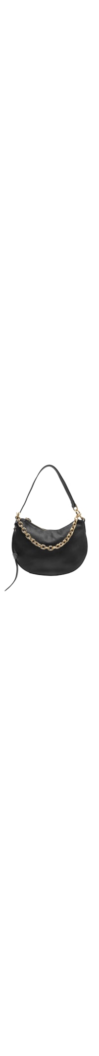 Bolsa Feminina De Ombro Couro Pequena- Preto
