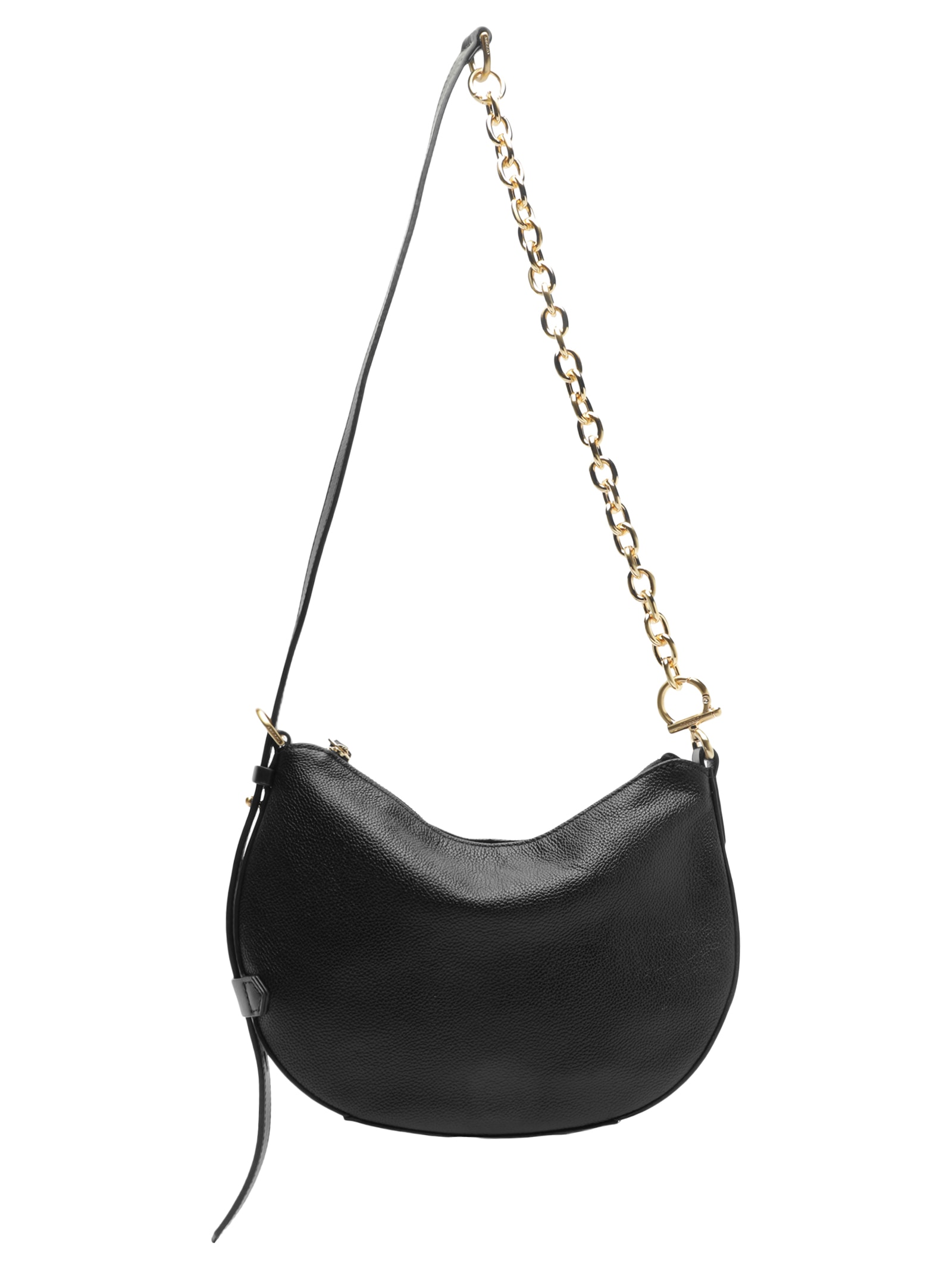 Bolsa Feminina De Ombro Couro Pequena- Preto Arezzo