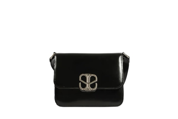 Bolsa Feminina De Ombro Média Couro - Preto