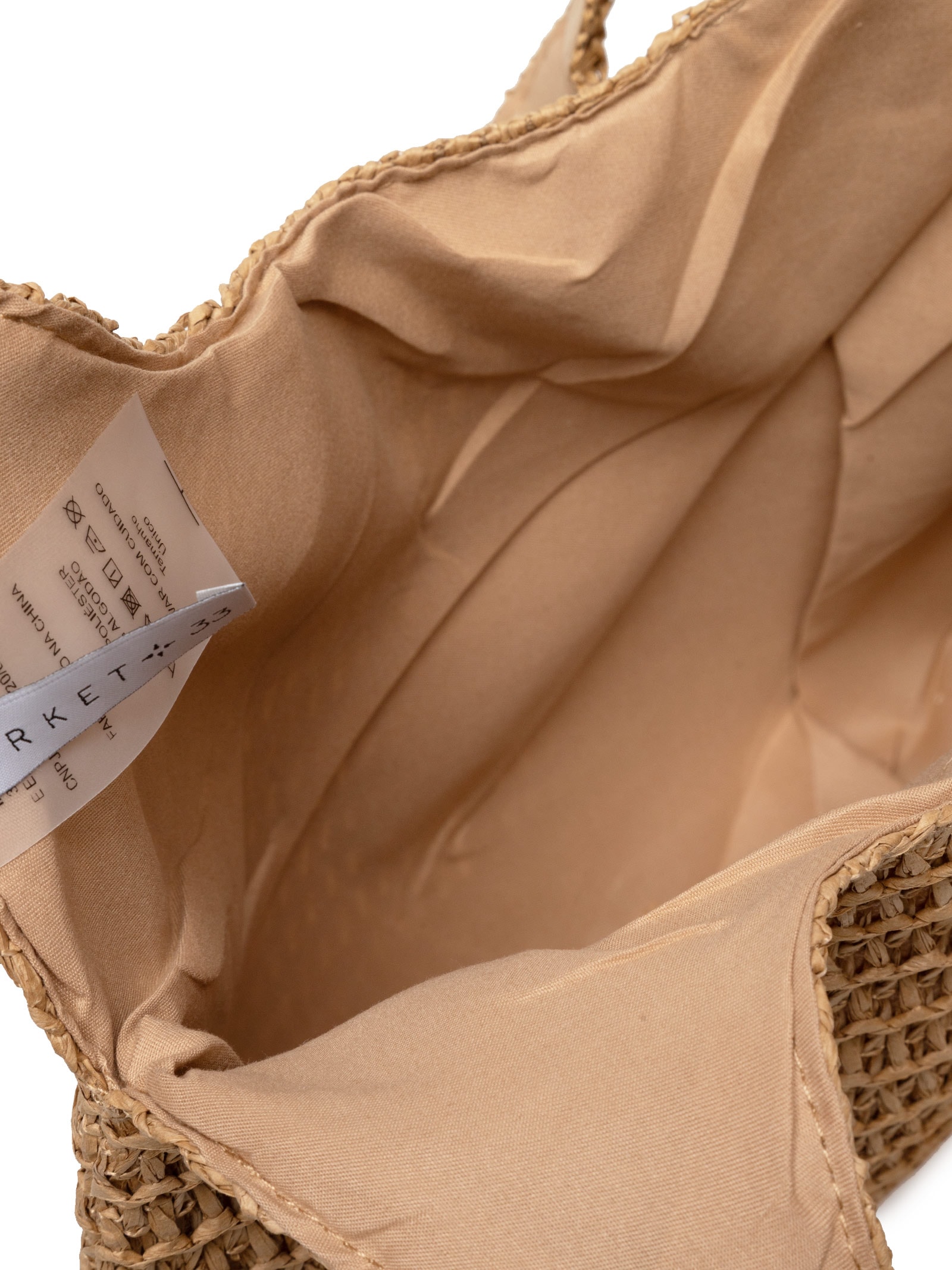 Bolsa Feminina De Palha Beachwear Bege Mktbeach