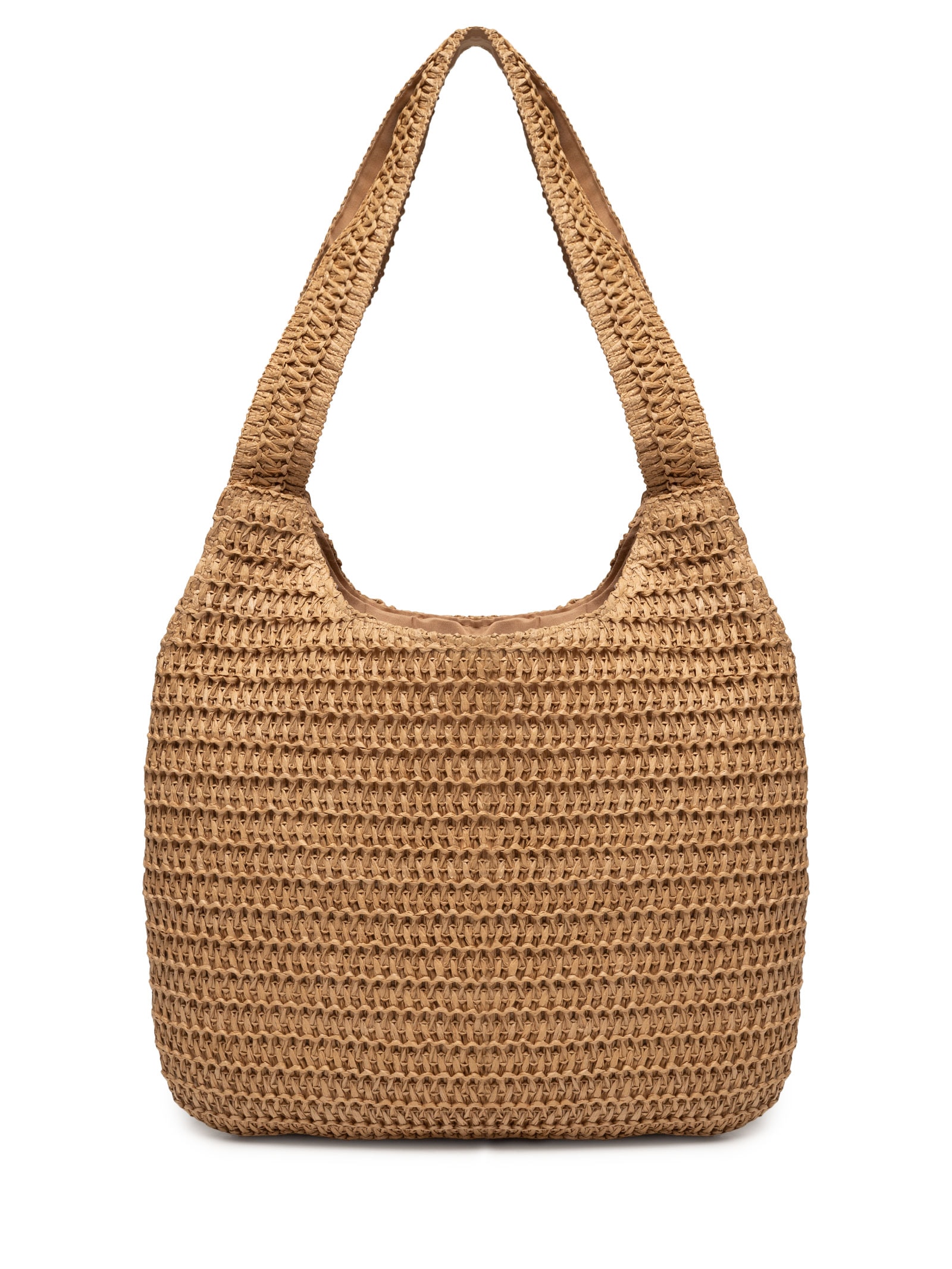 Bolsa Feminina De Palha Beachwear Bege Mktbeach