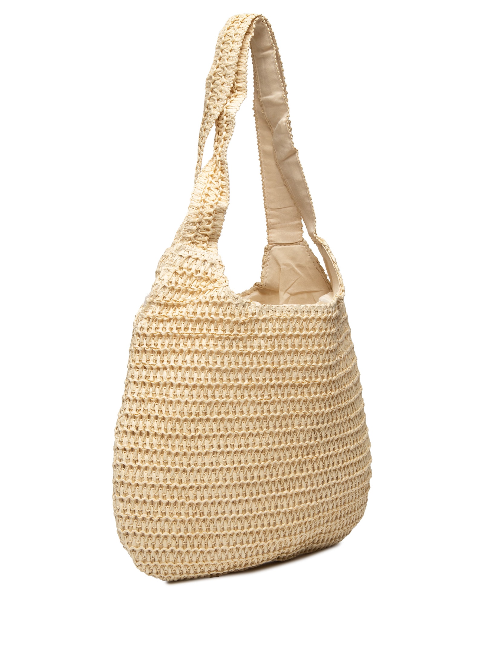 Bolsa Feminina De Palha Beachwear Bege Mktbeach