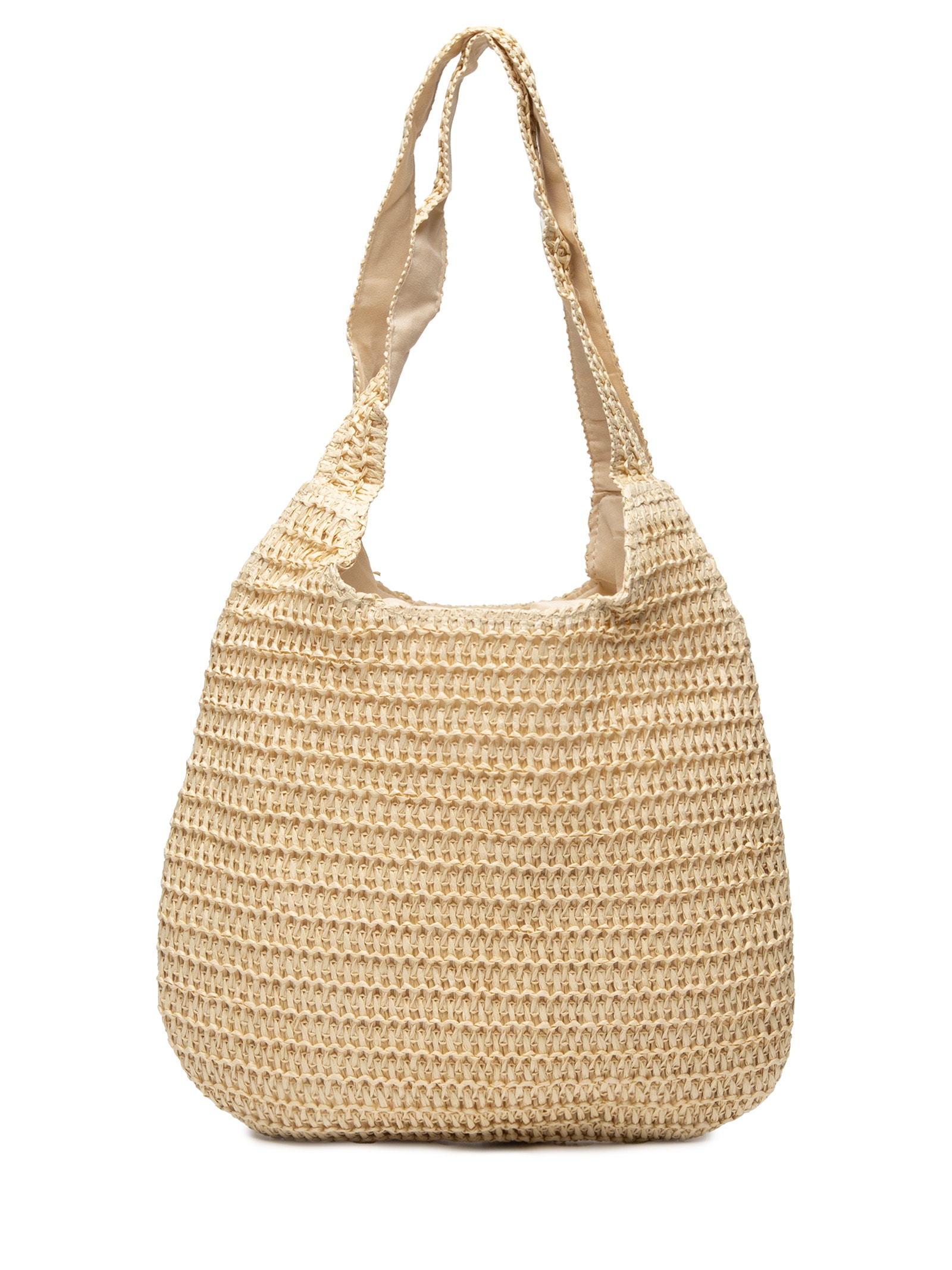 Bolsa Feminina De Palha Beachwear Bege Mktbeach