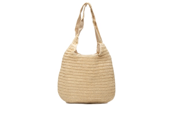 Bolsa Feminina De Palha Beachwear - Bege