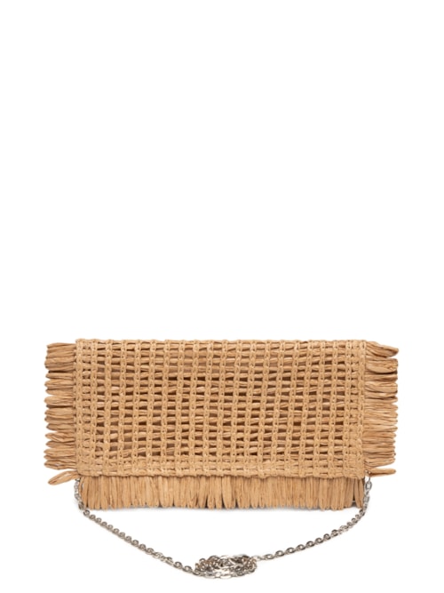 Bolsa Feminina De Palha – Bege