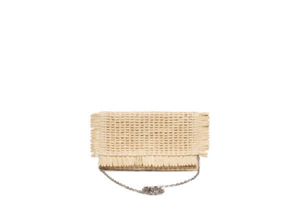 Bolsa Feminina De Palha - Bege