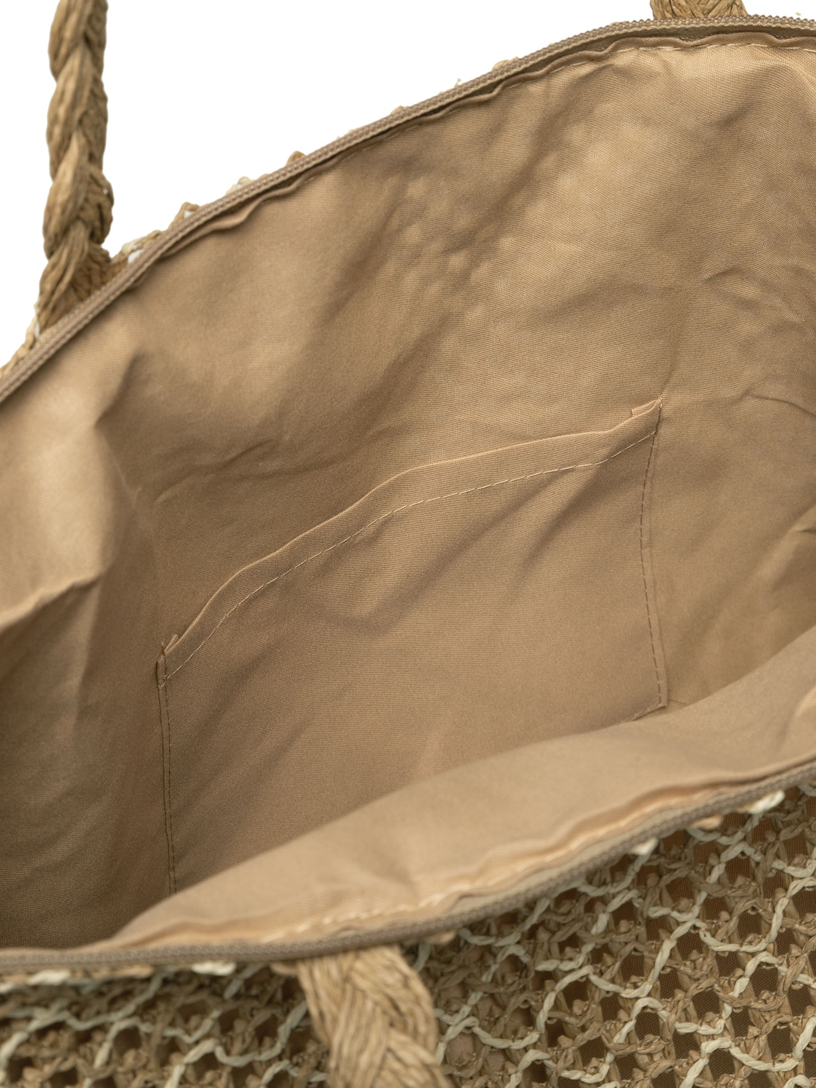 Bolsa Feminina De Palha Bege Mktbeach