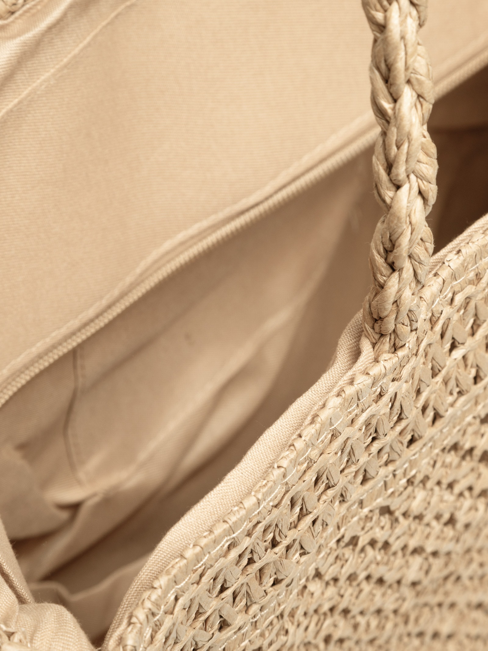 Bolsa Feminina De Palha Bege Mktbeach