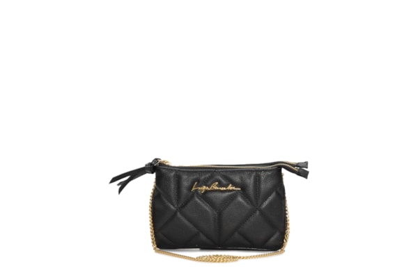 Bolsa Feminina Dupla Tira Corrente - Preto