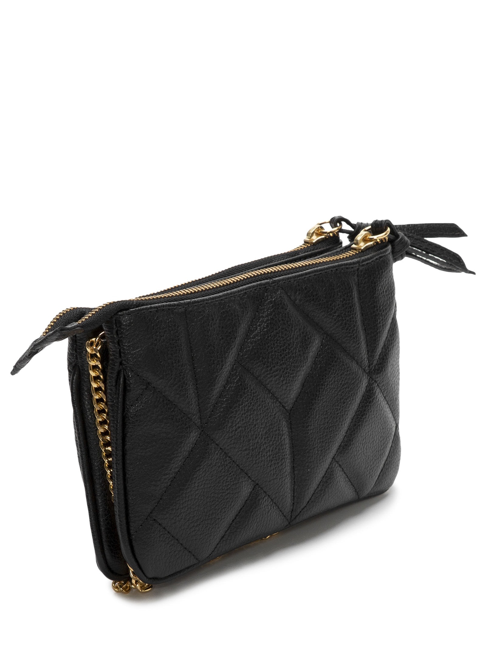 Bolsa Feminina Dupla Tira Corrente Preto Luiza Barcelos
