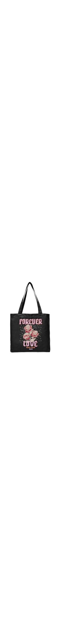 Bolsa Feminina Ecobag Forever Love - Preto