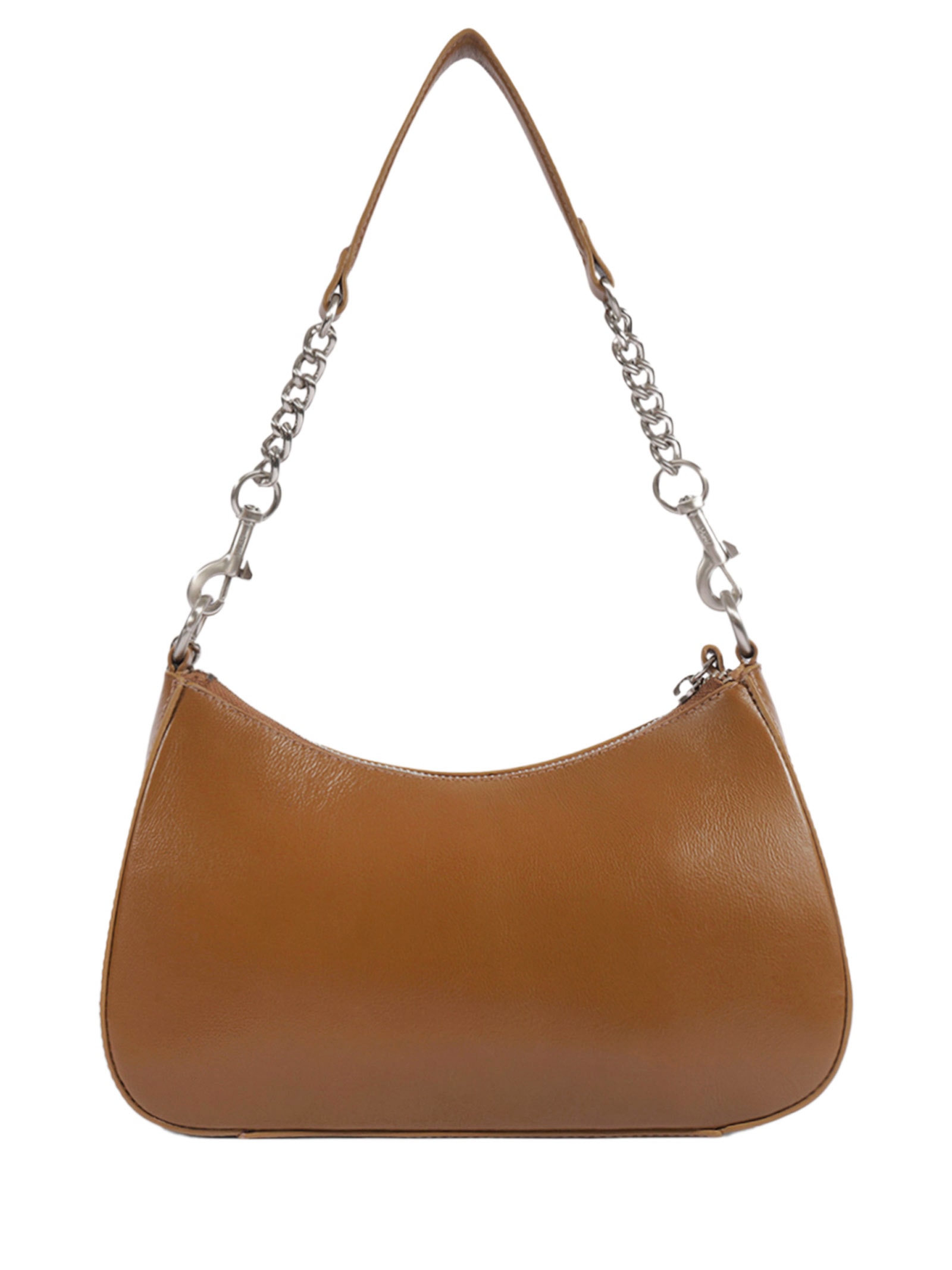 Bolsa Feminina Elowen Shoulder Média Couro Marrom Schutz