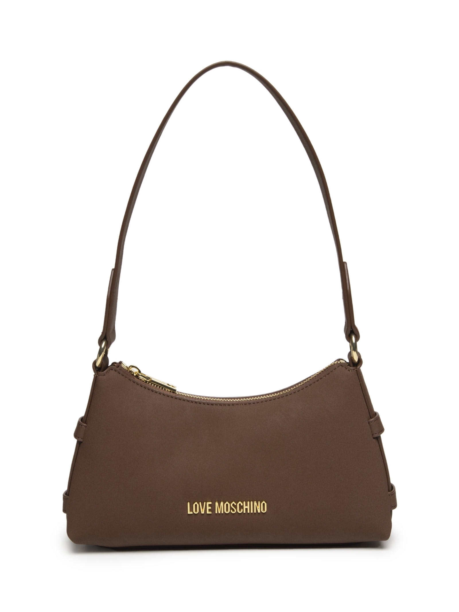 Bolsa Feminina Em PU Marrom Love Moschino