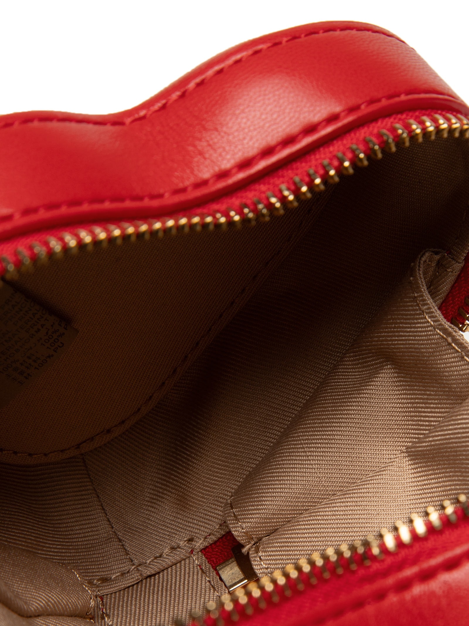 Bolsa Feminina Em PU Vermelho Love Moschino