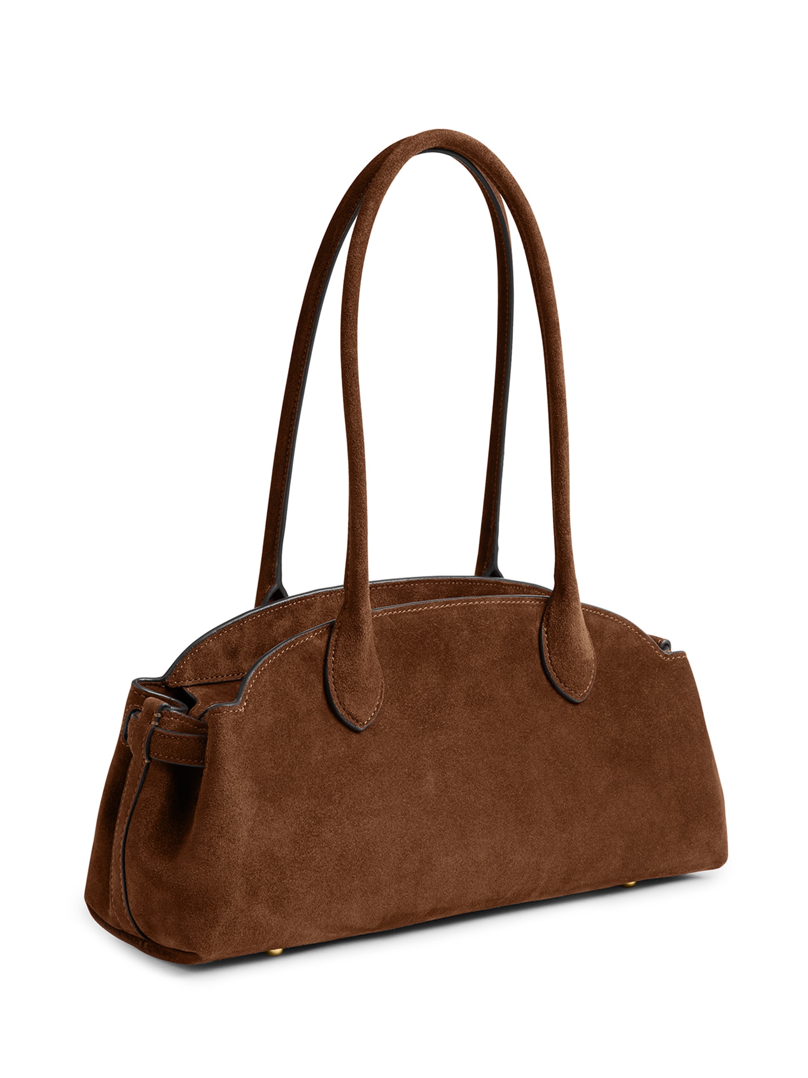 Bolsa Feminina Empire Carryall 34 Suede Warm Marrom Coach