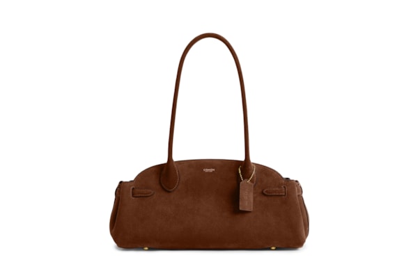 Bolsa Feminina Empire Carryall 34 Suede Warm - Marrom
