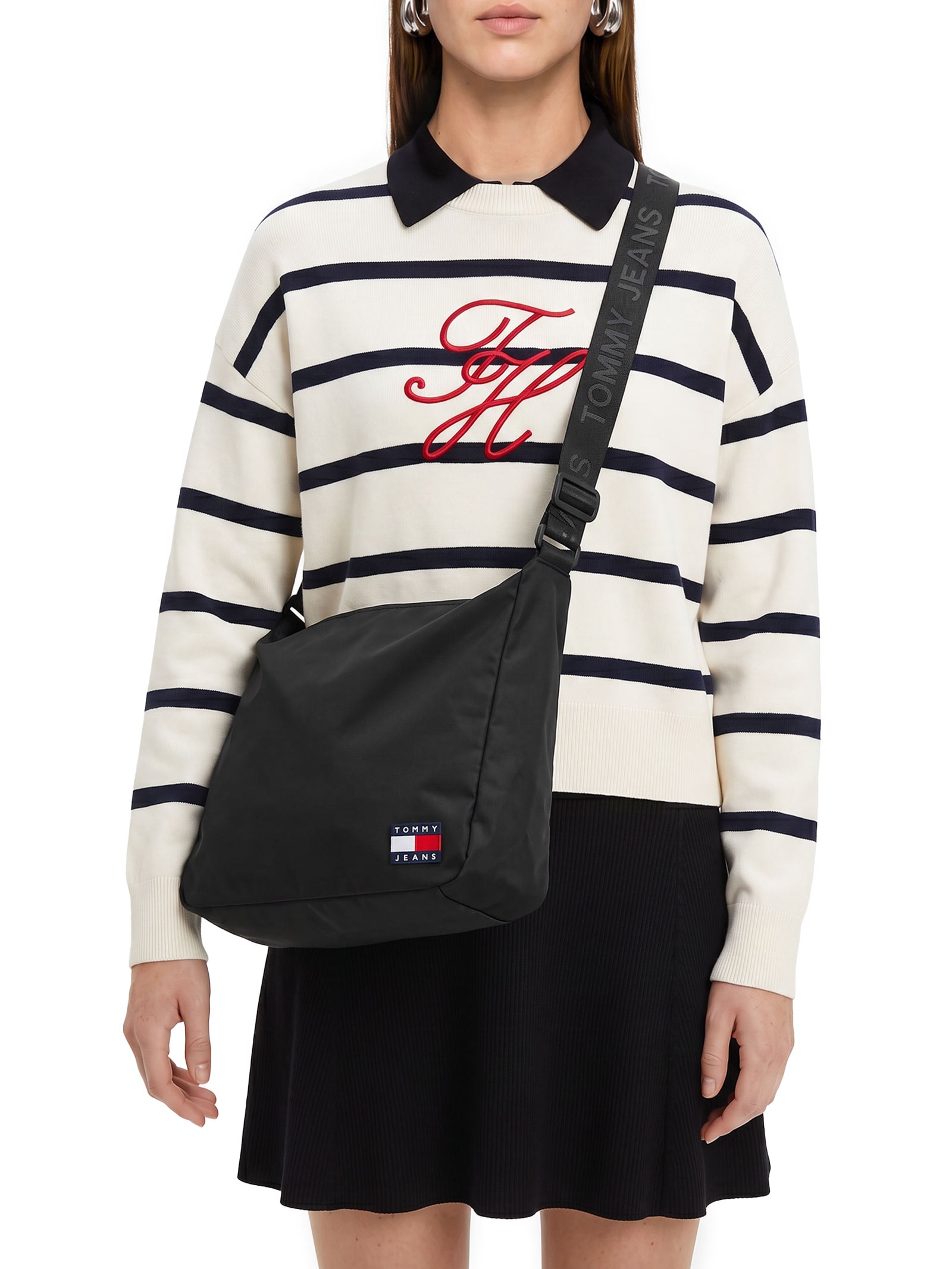 Bolsa Feminina Ess Daily Crossbody Preto Tommy Jeans
