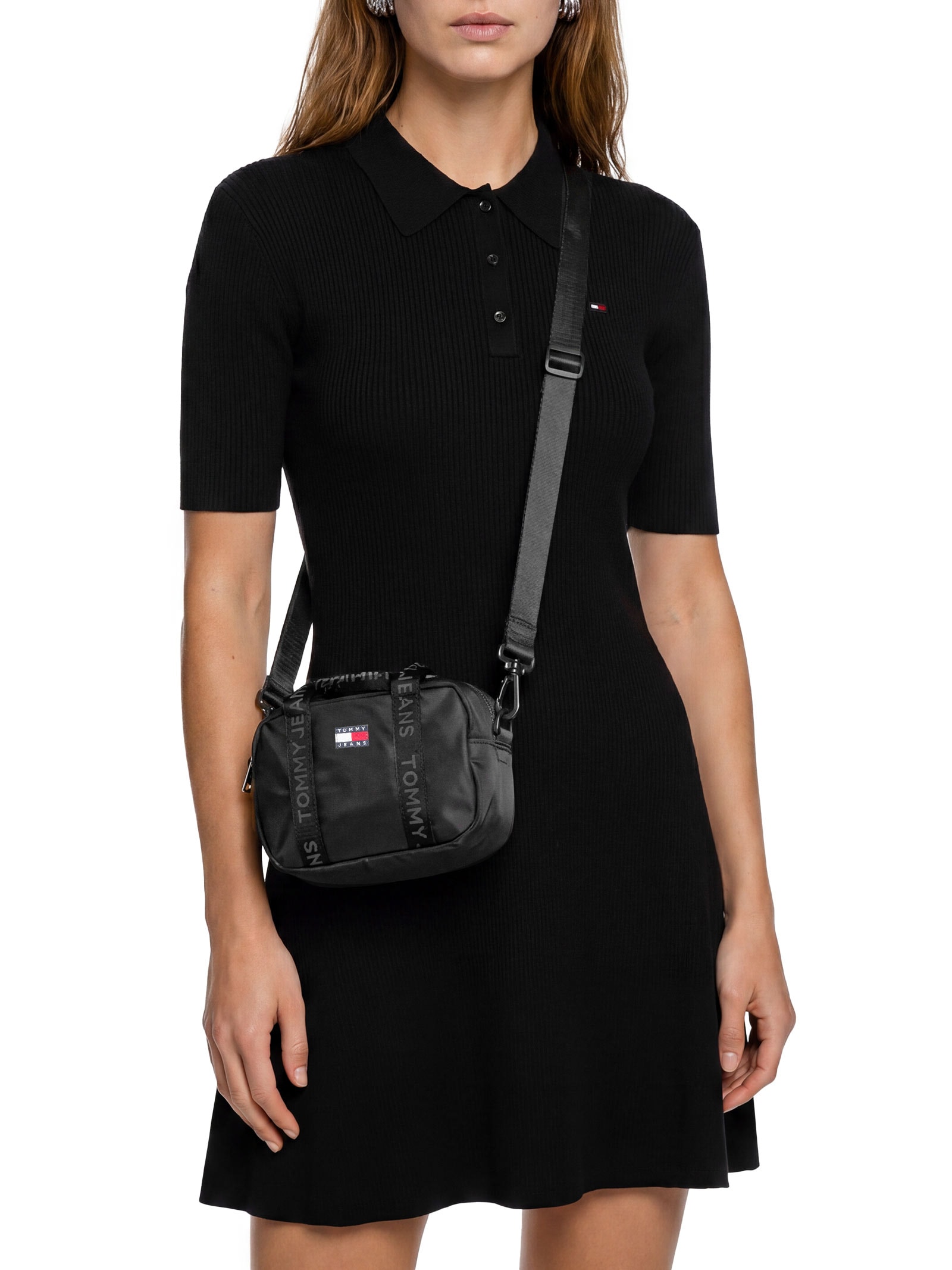 Bolsa Feminina Ess Daily Crossover Preto Tommy Jeans