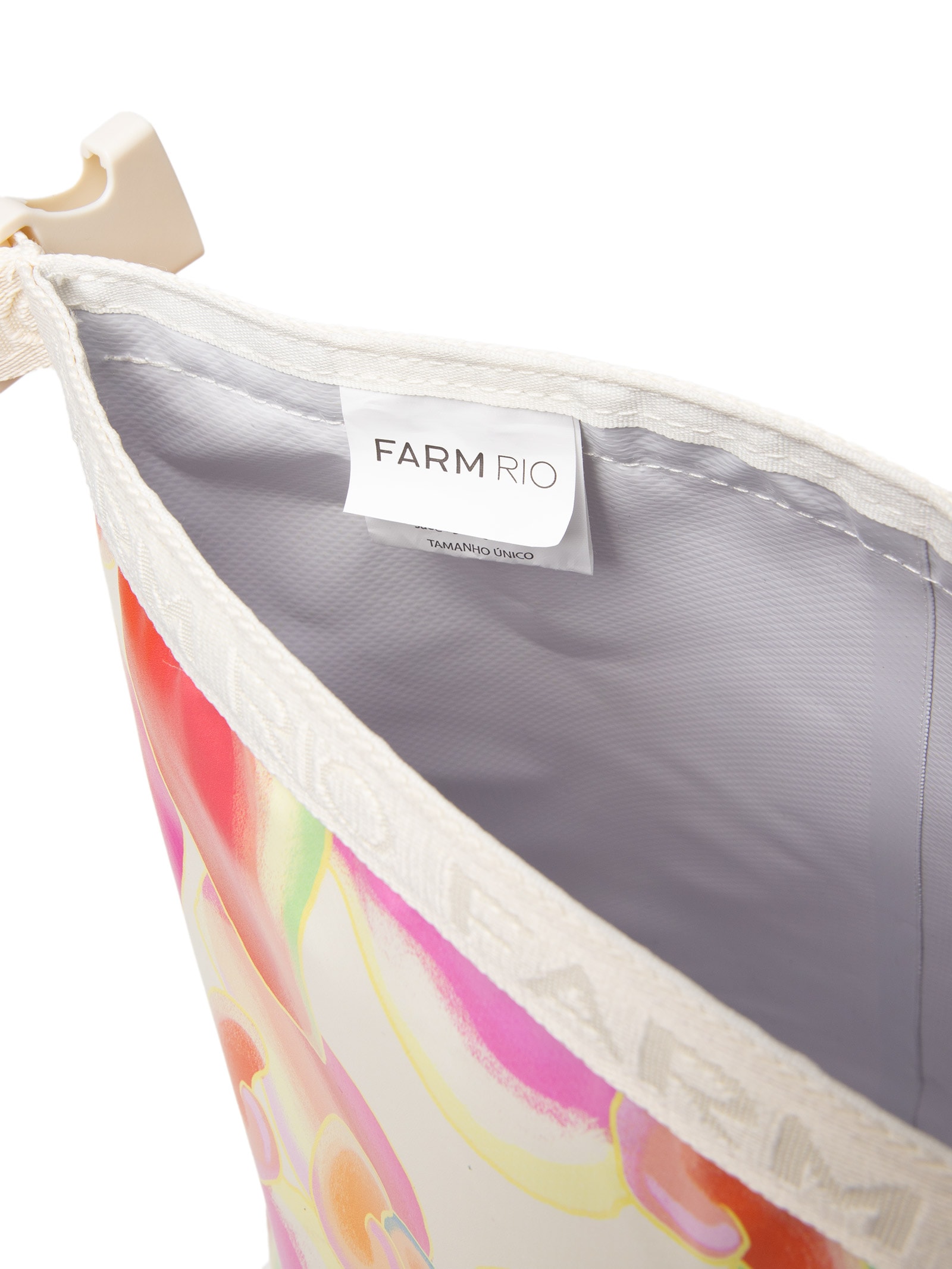 Bolsa Feminina Estanque Suco De Caju Branco Farm Etc