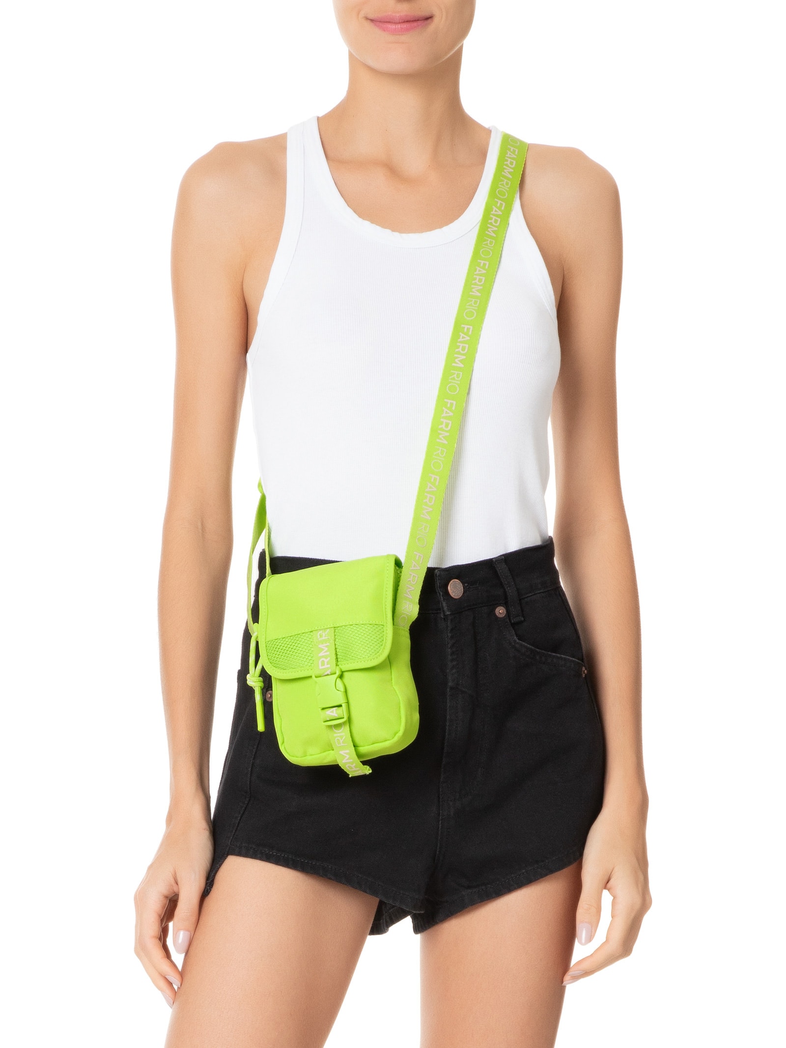 Bolsa Feminina Fervo Arco-Íris Tropical Verde Farm Etc