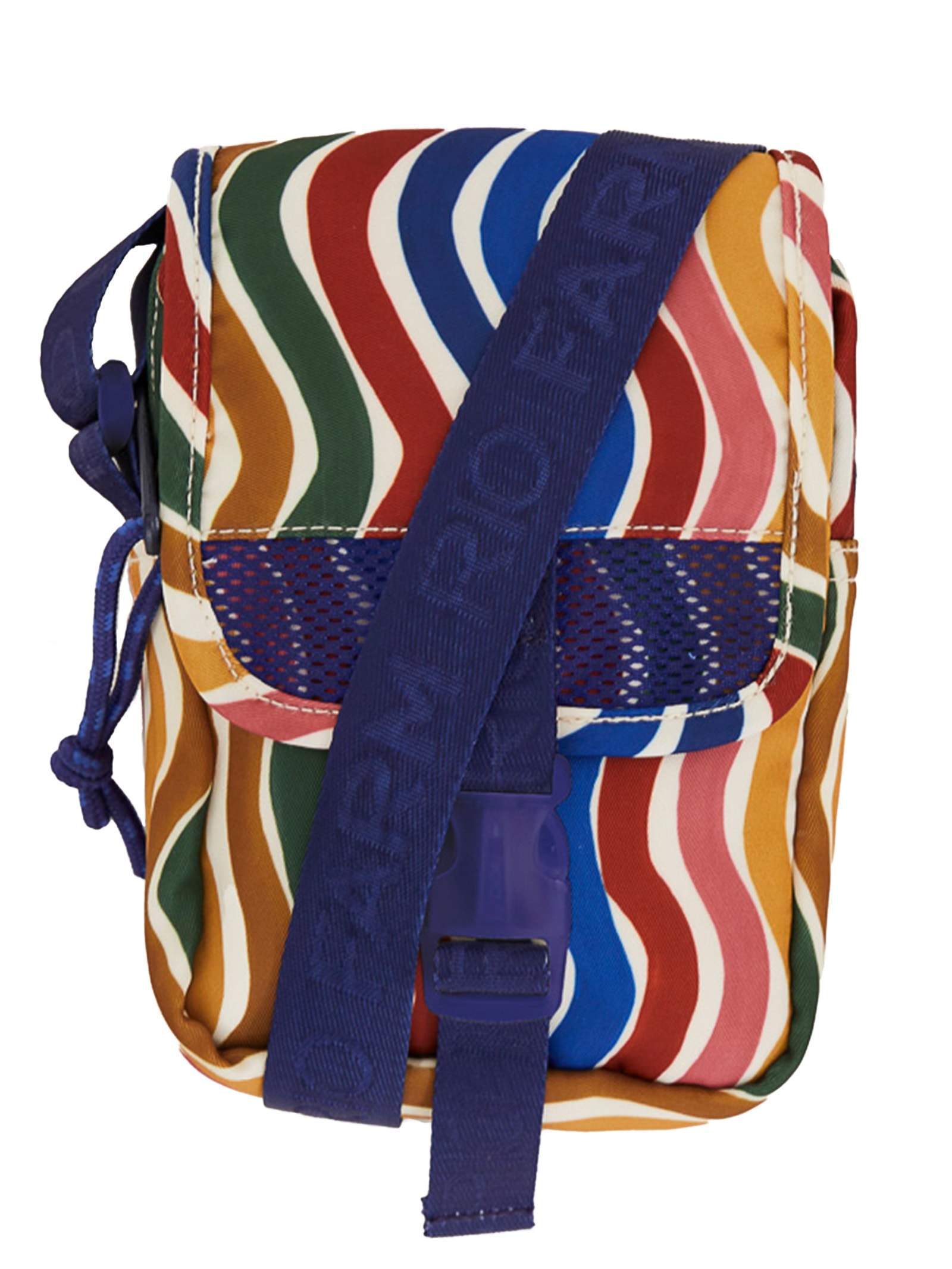 Bolsa Feminina Fervo Dança De Listras  Azul Farm Etc