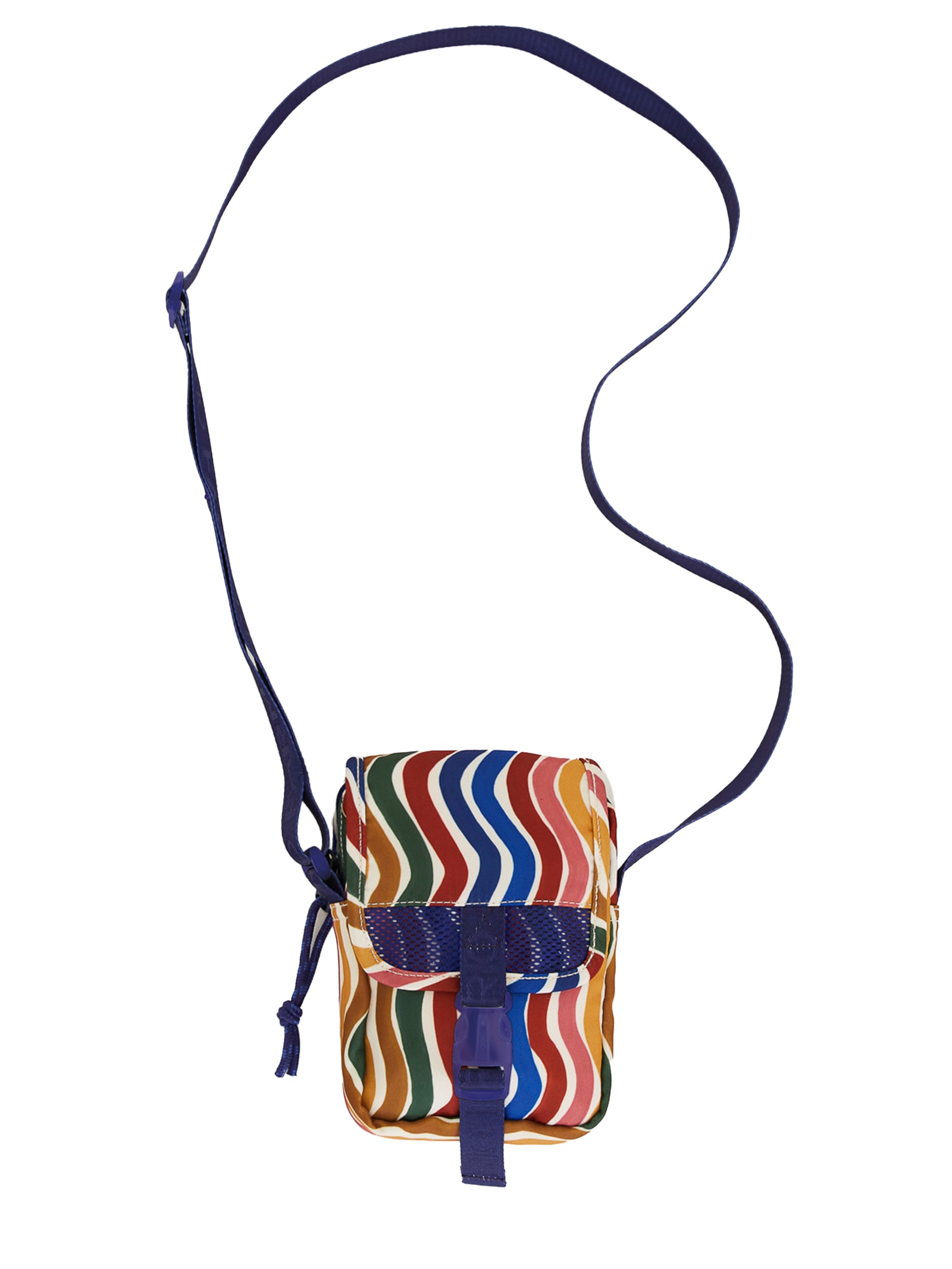 Bolsa Feminina Fervo Dança De Listras  Azul Farm Etc