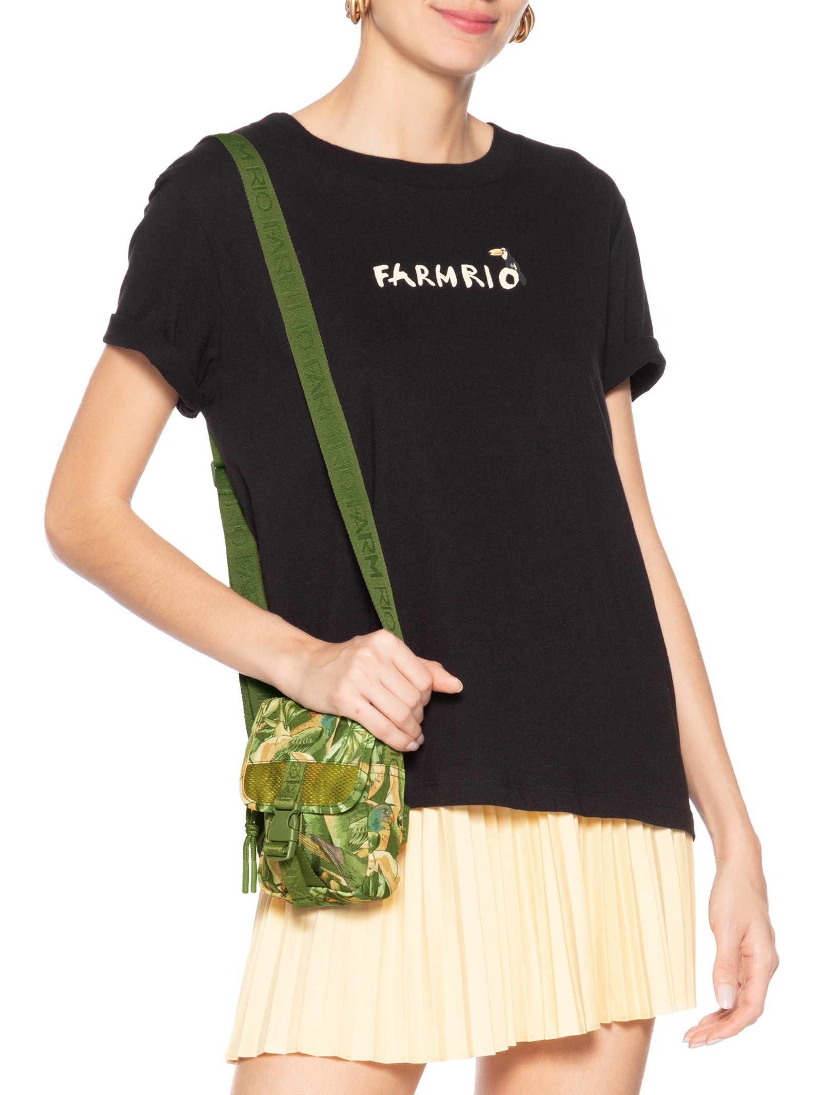 Bolsa Feminina Fervo Floresta de Passarinho Verde Farm Etc