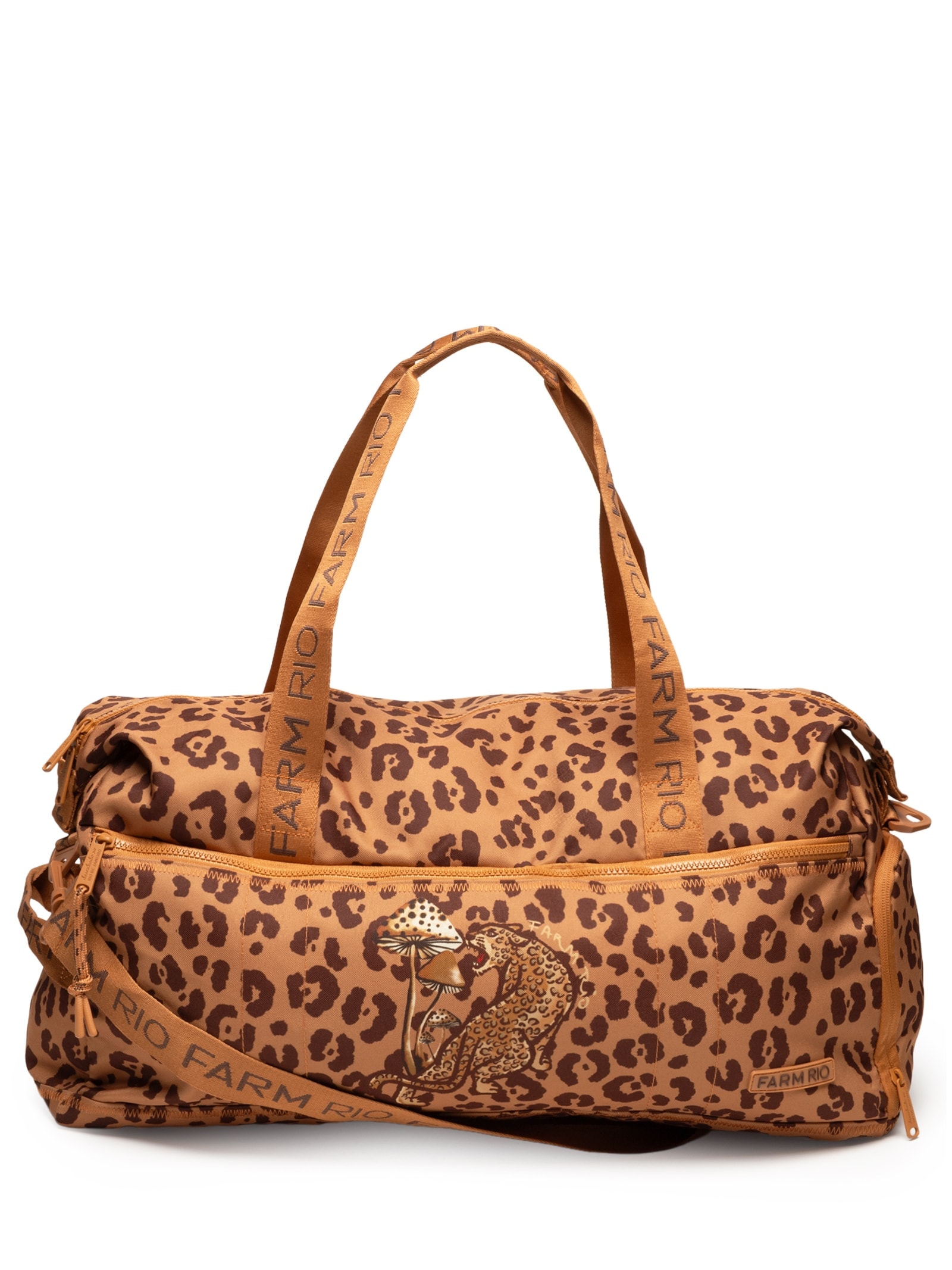 Bolsa Feminina Findi Borogodó Onça Marrom Farm Etc