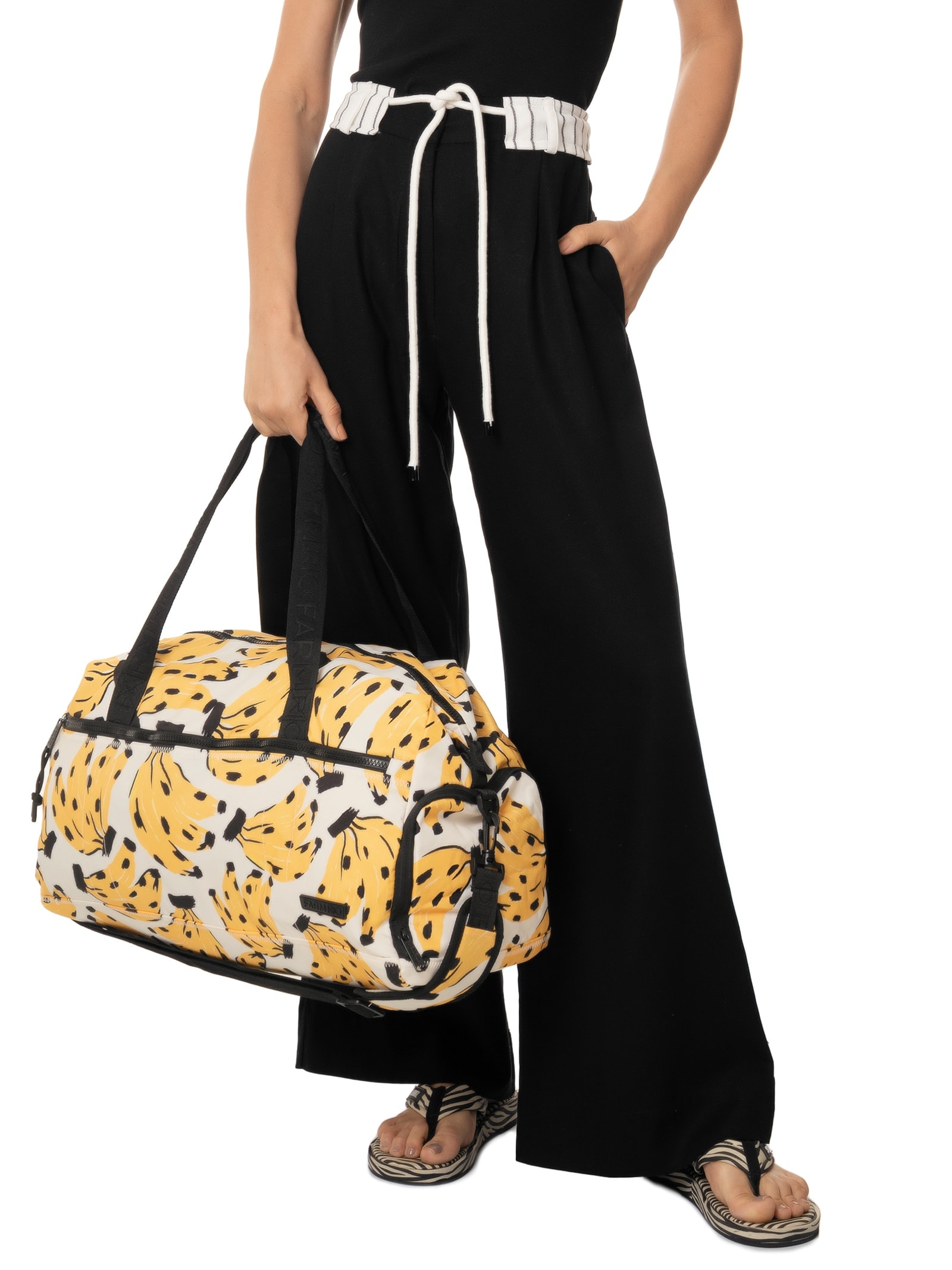 Bolsa Feminina Findi Bossa Banana Branco Farm Etc