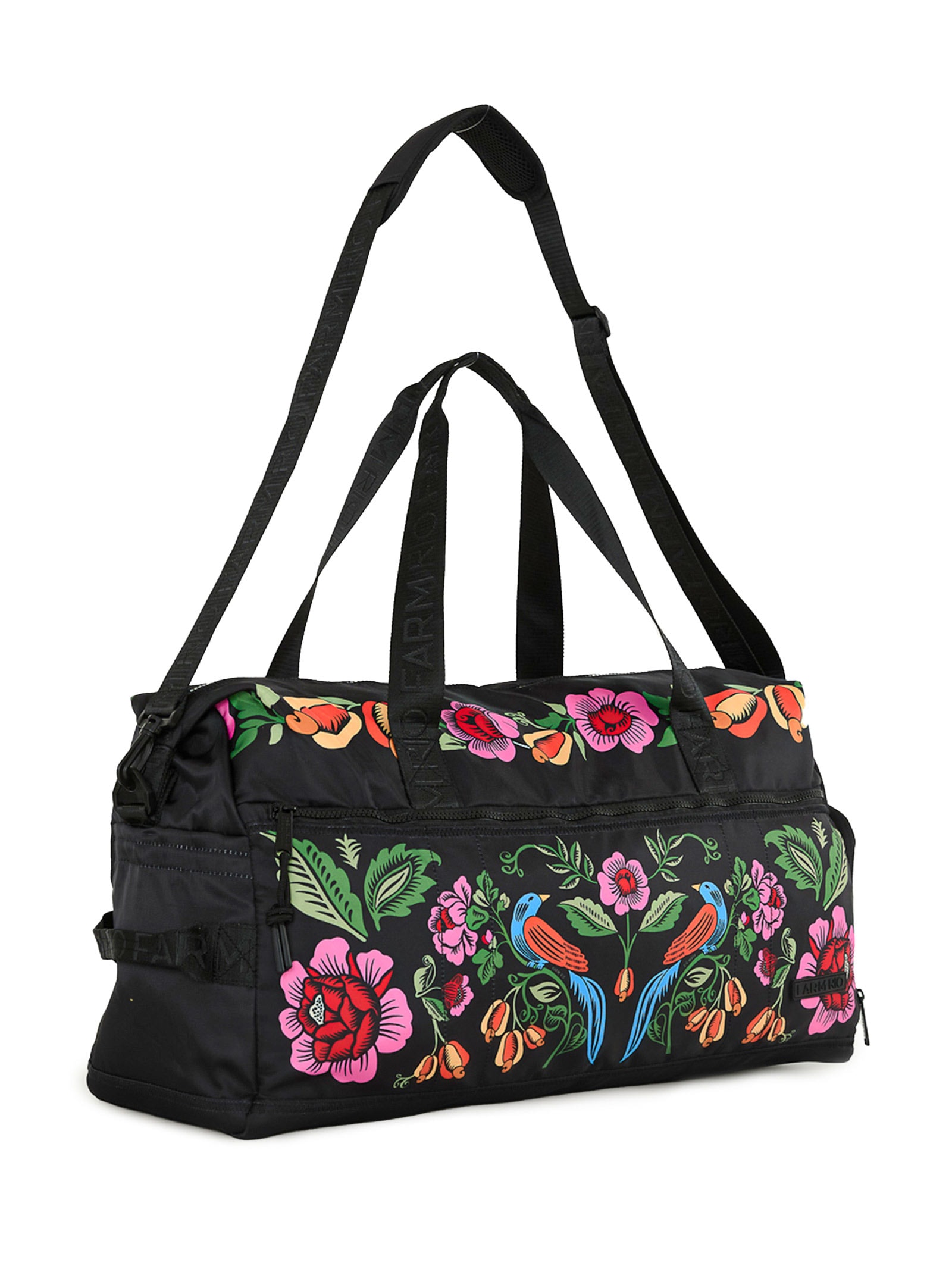 Bolsa Feminina Findi Cashew And Birds Ri Preto Farm Etc