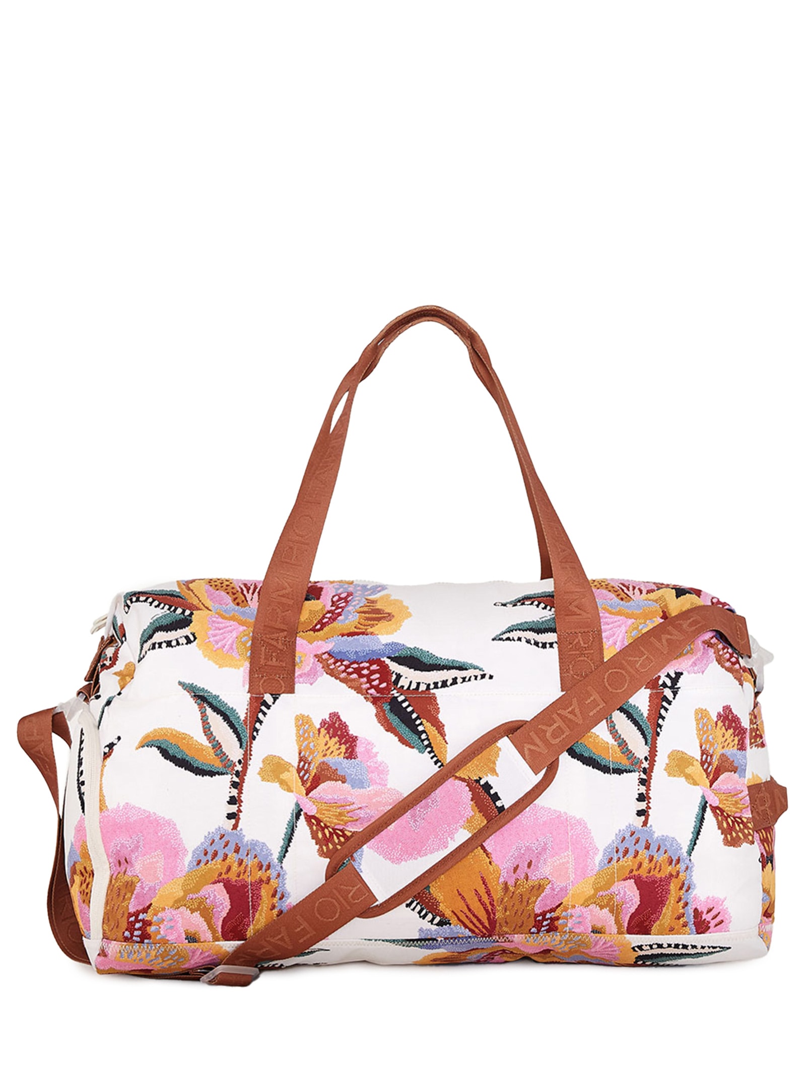 Bolsa Feminina Findi Floral Lucia Off White Farm Etc