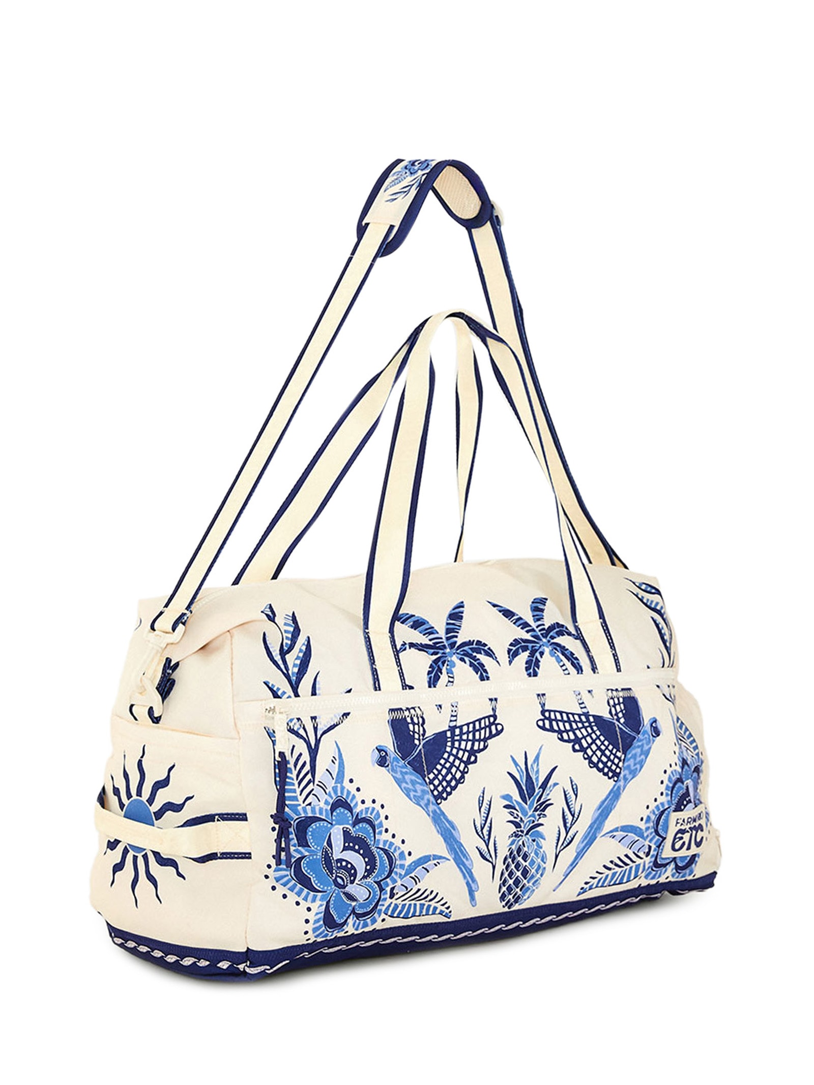 Bolsa Feminina Findi Tropical Branco Farm Etc