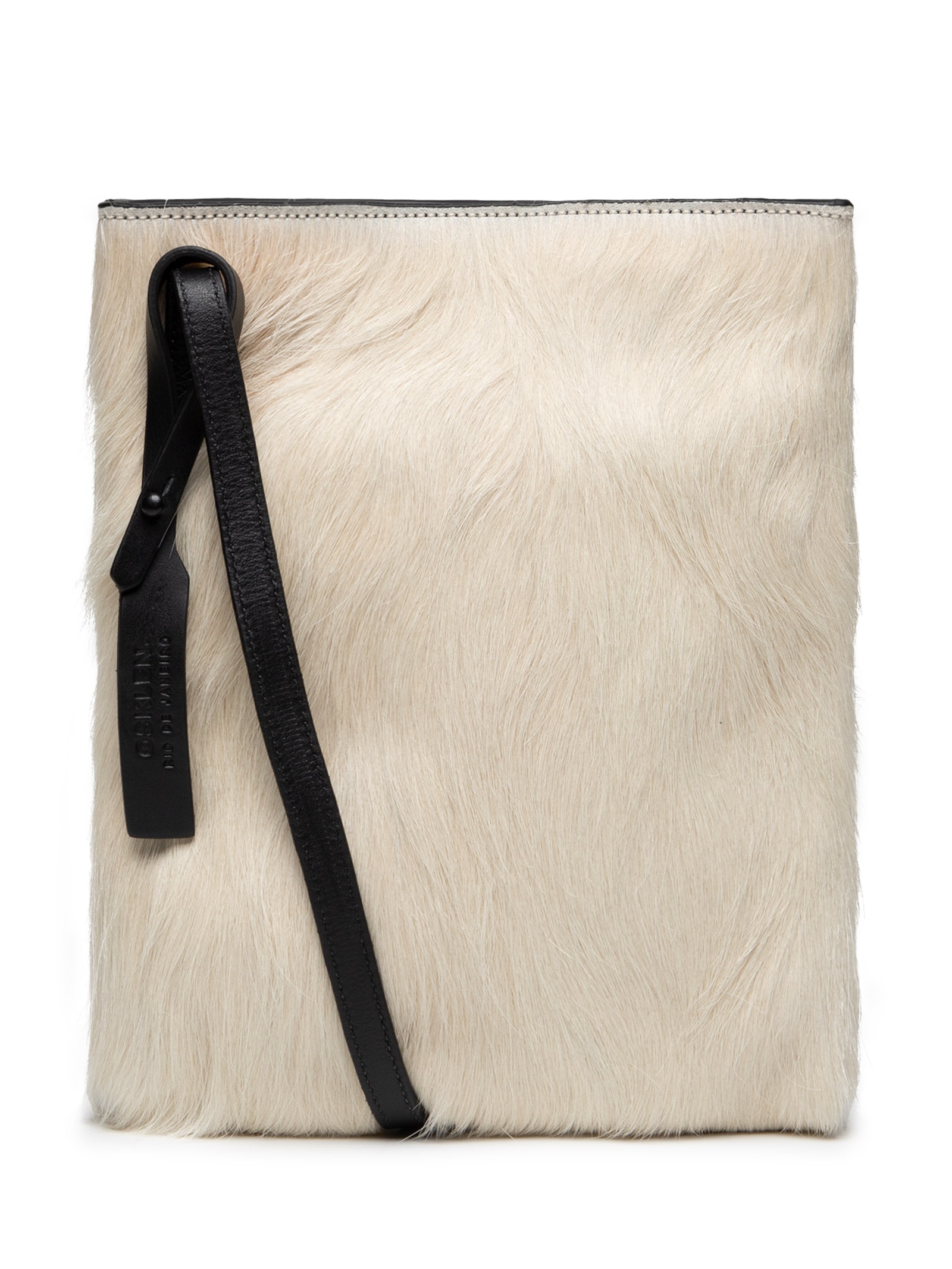 Bolsa Feminina Flat Pelo Off White Osklen