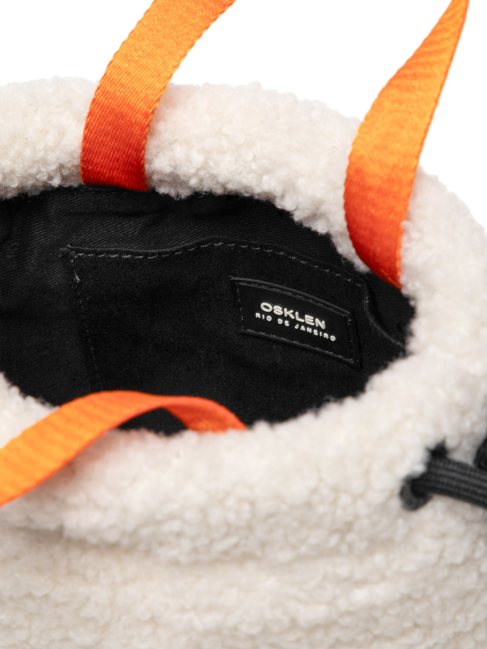 Bolsa Feminina Fleece Small Branco Osklen