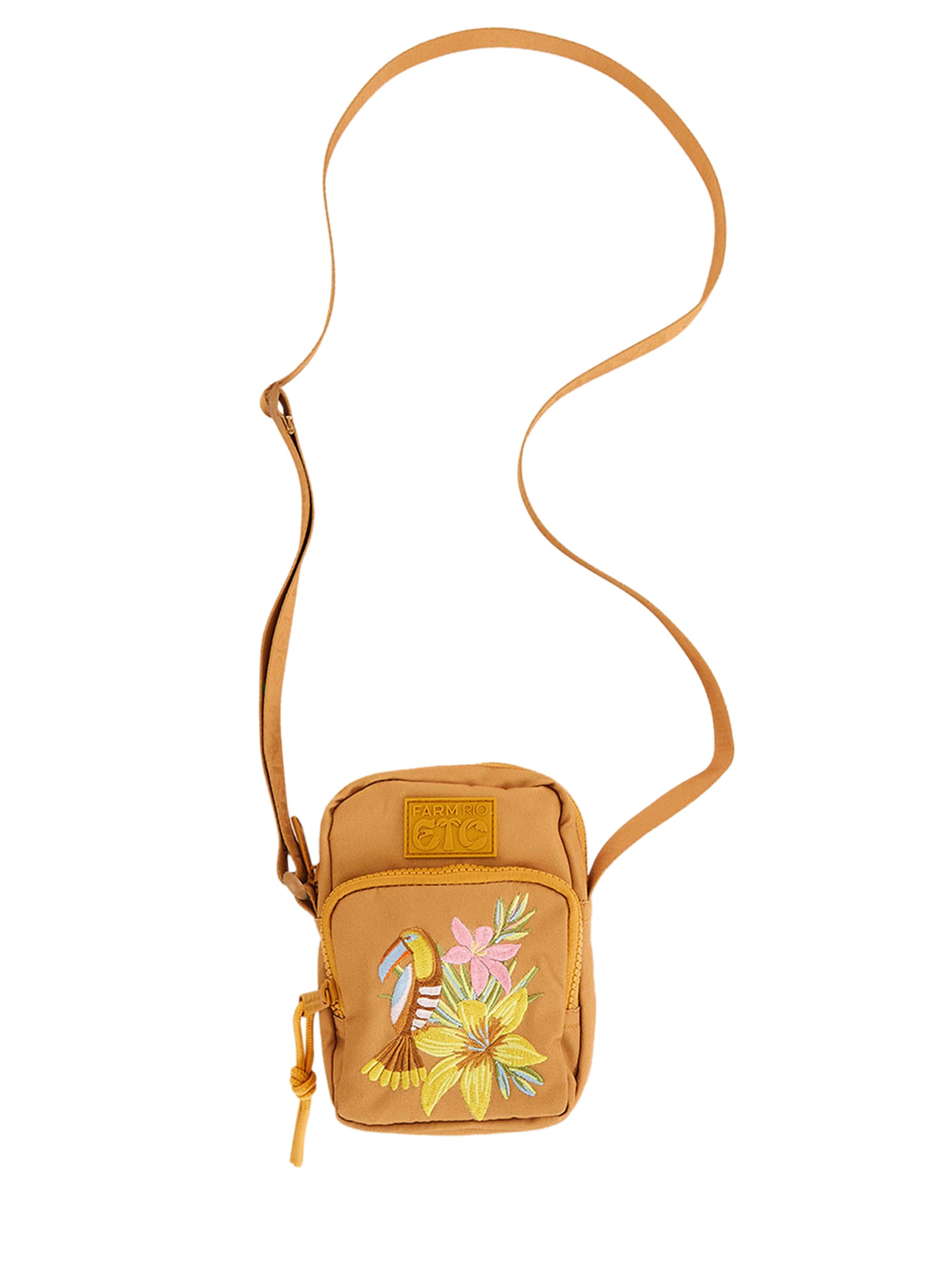 Bolsa Feminina Gema Onça Trópicos Laranja Farm Etc