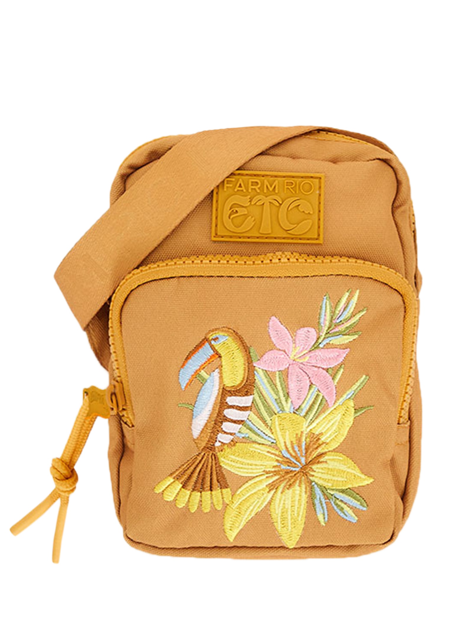 Bolsa Feminina Gema Onça Trópicos Laranja Farm Etc